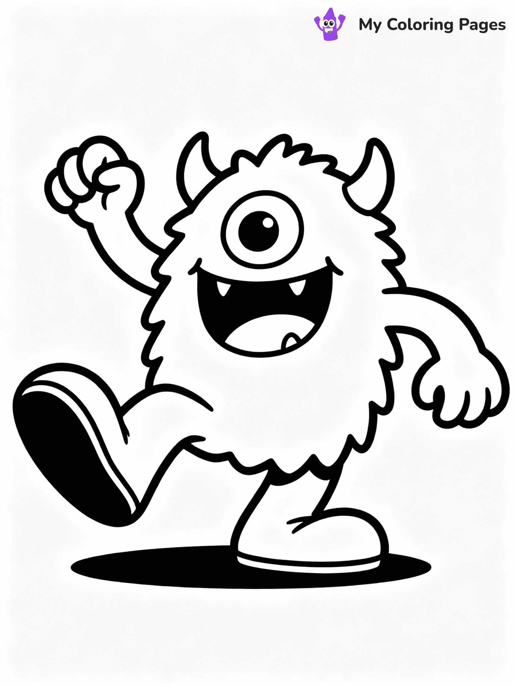 Monster Coloring Pages - 7