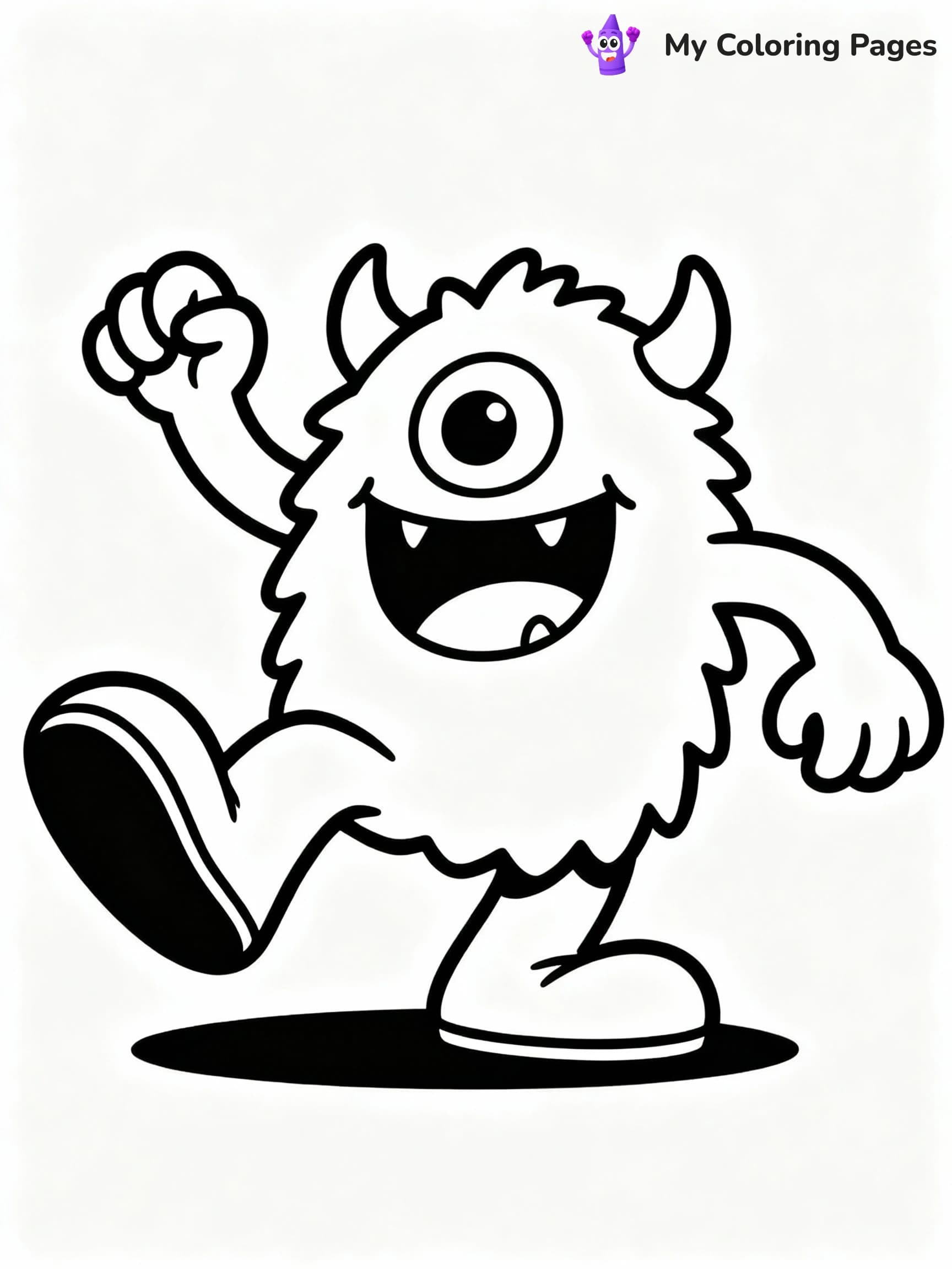 Monster Coloring Pages - 7