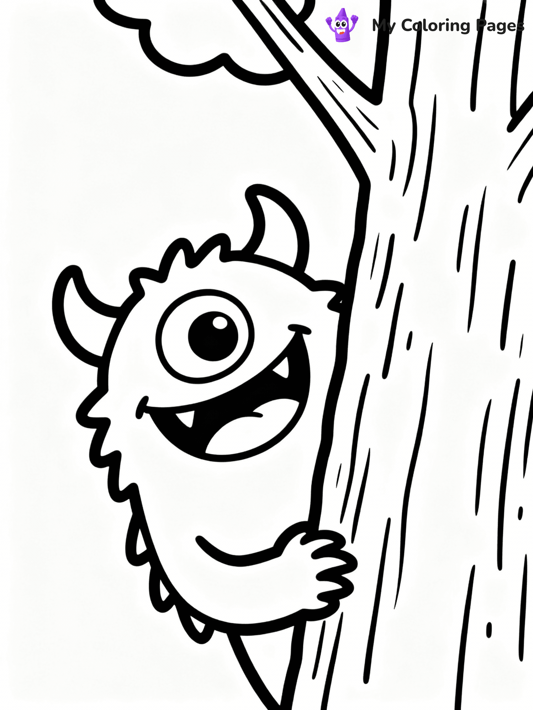 Monster Coloring Pages - 6