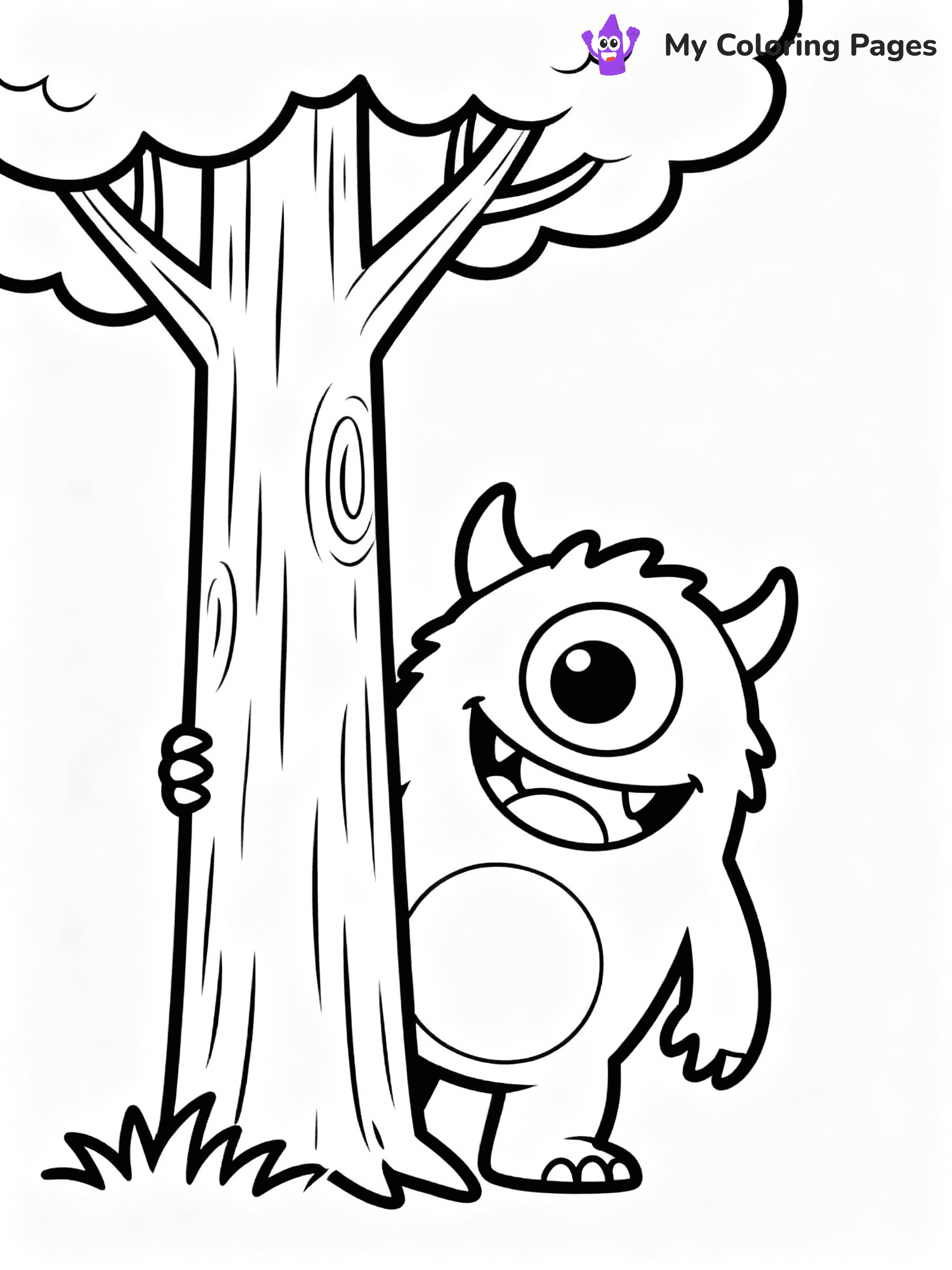 Monster Coloring Pages - 5
