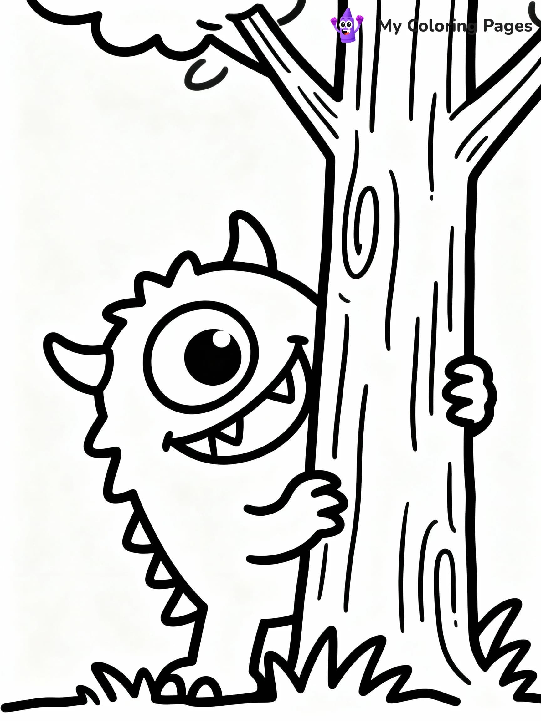 Monster Coloring Pages - 3
