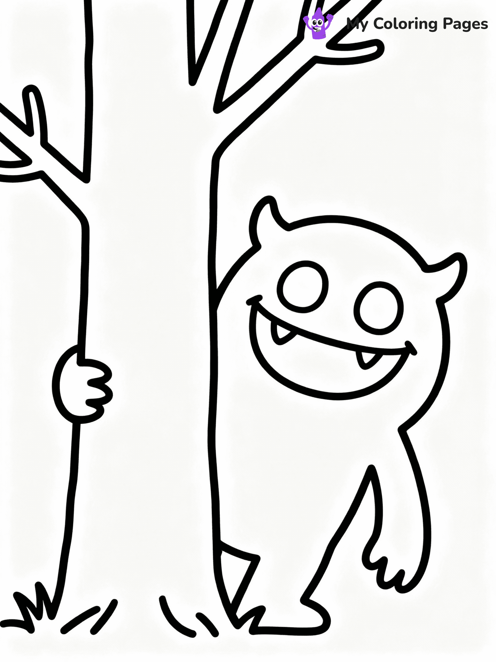 Monster Coloring Pages - 2