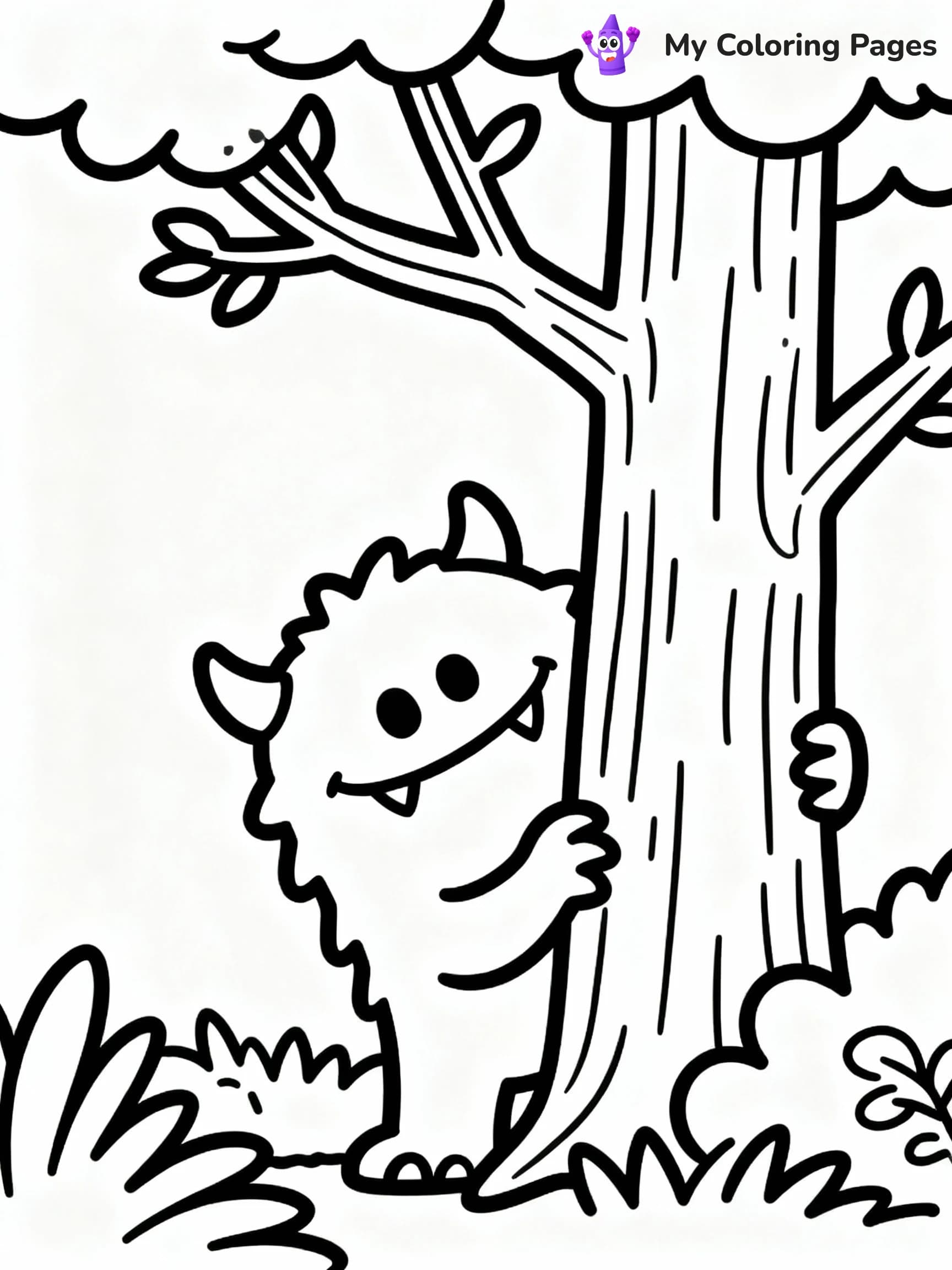 Monster Coloring Pages - 1