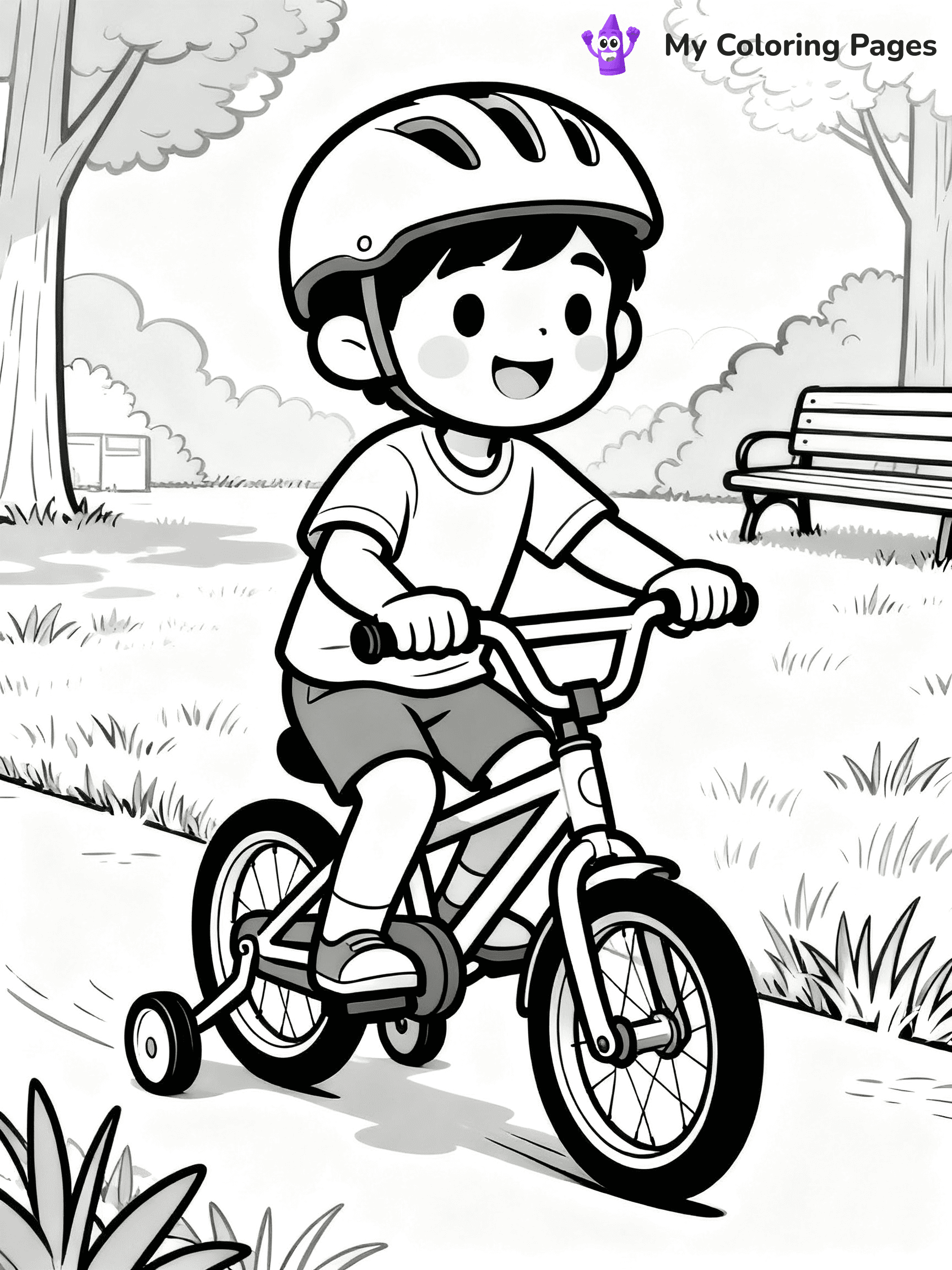 Bike Coloring Pages - 20