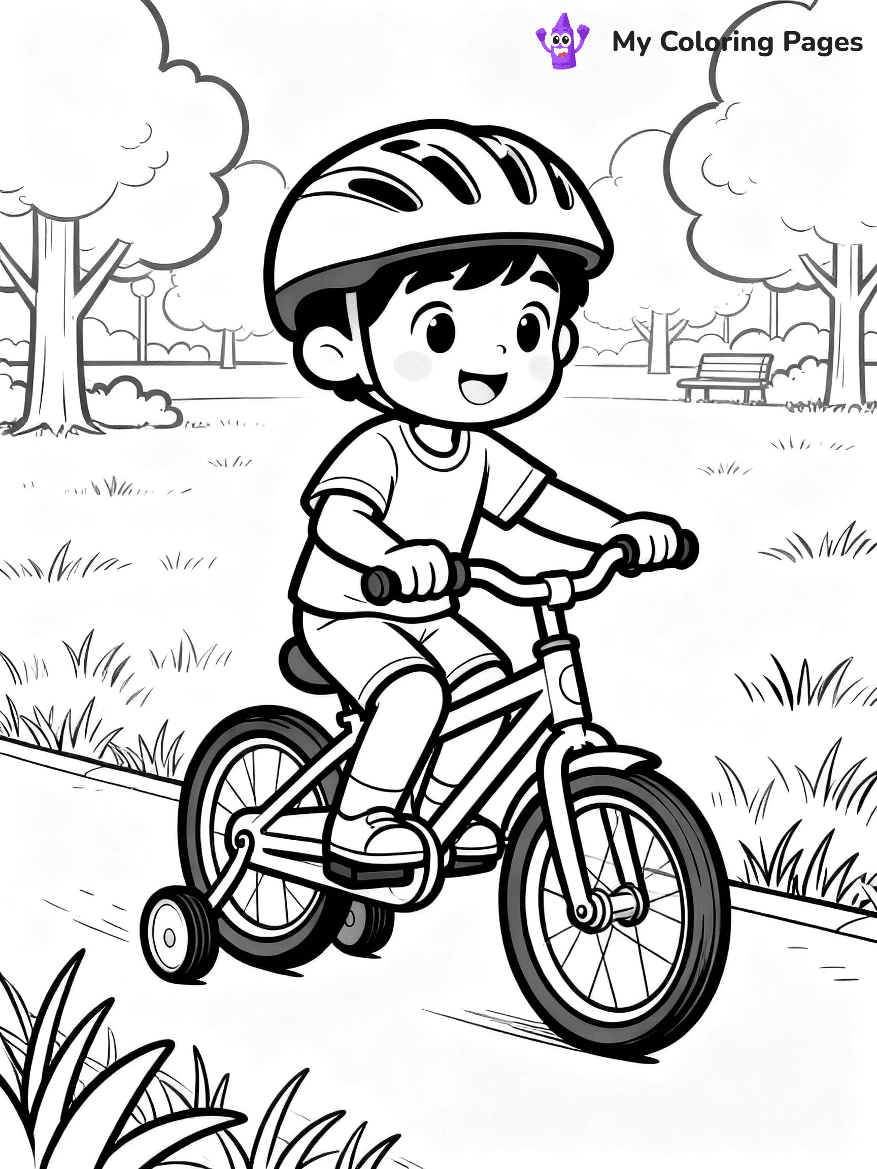 Bike Coloring Pages - 19