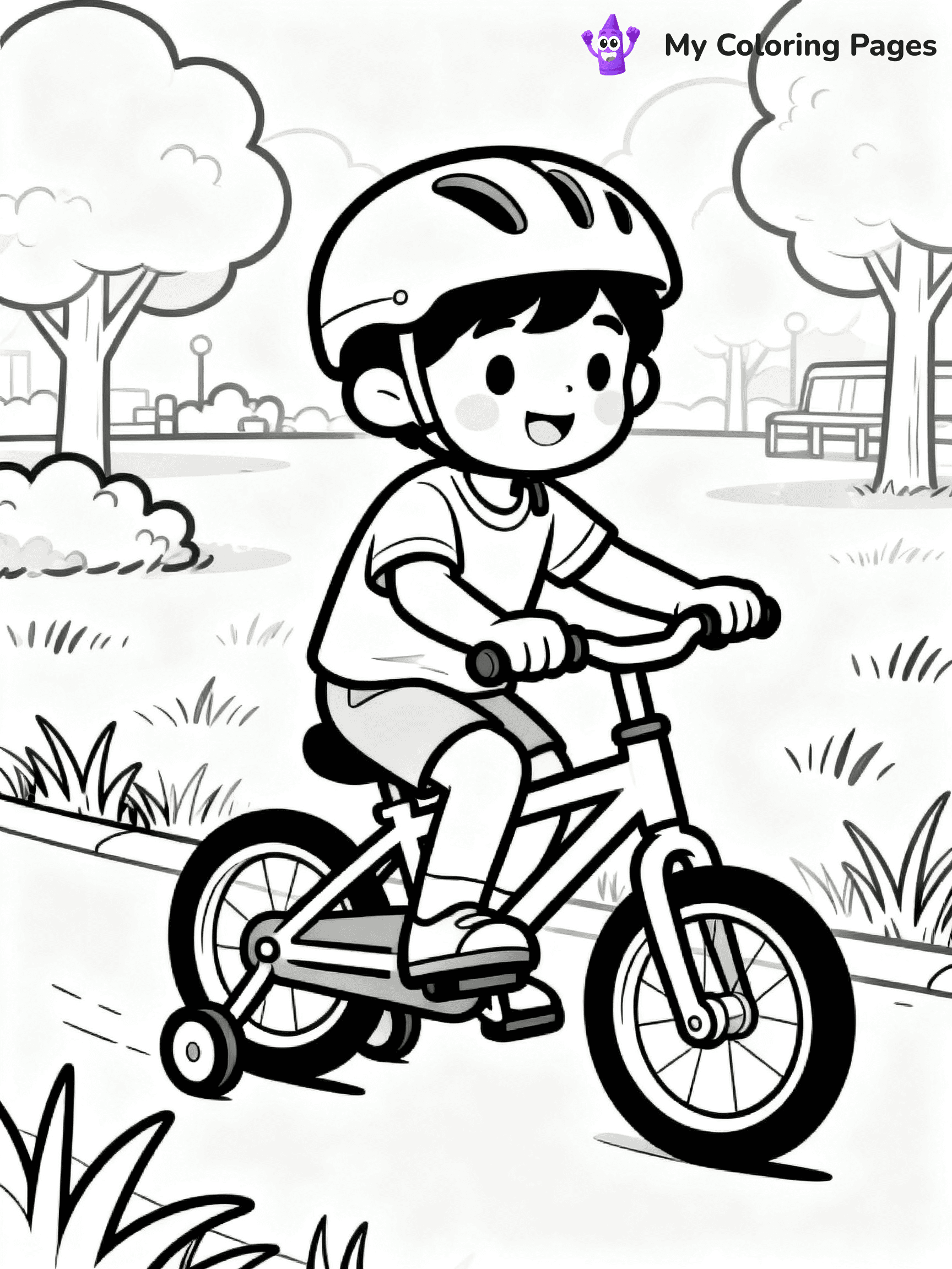 Bike Coloring Pages - 18