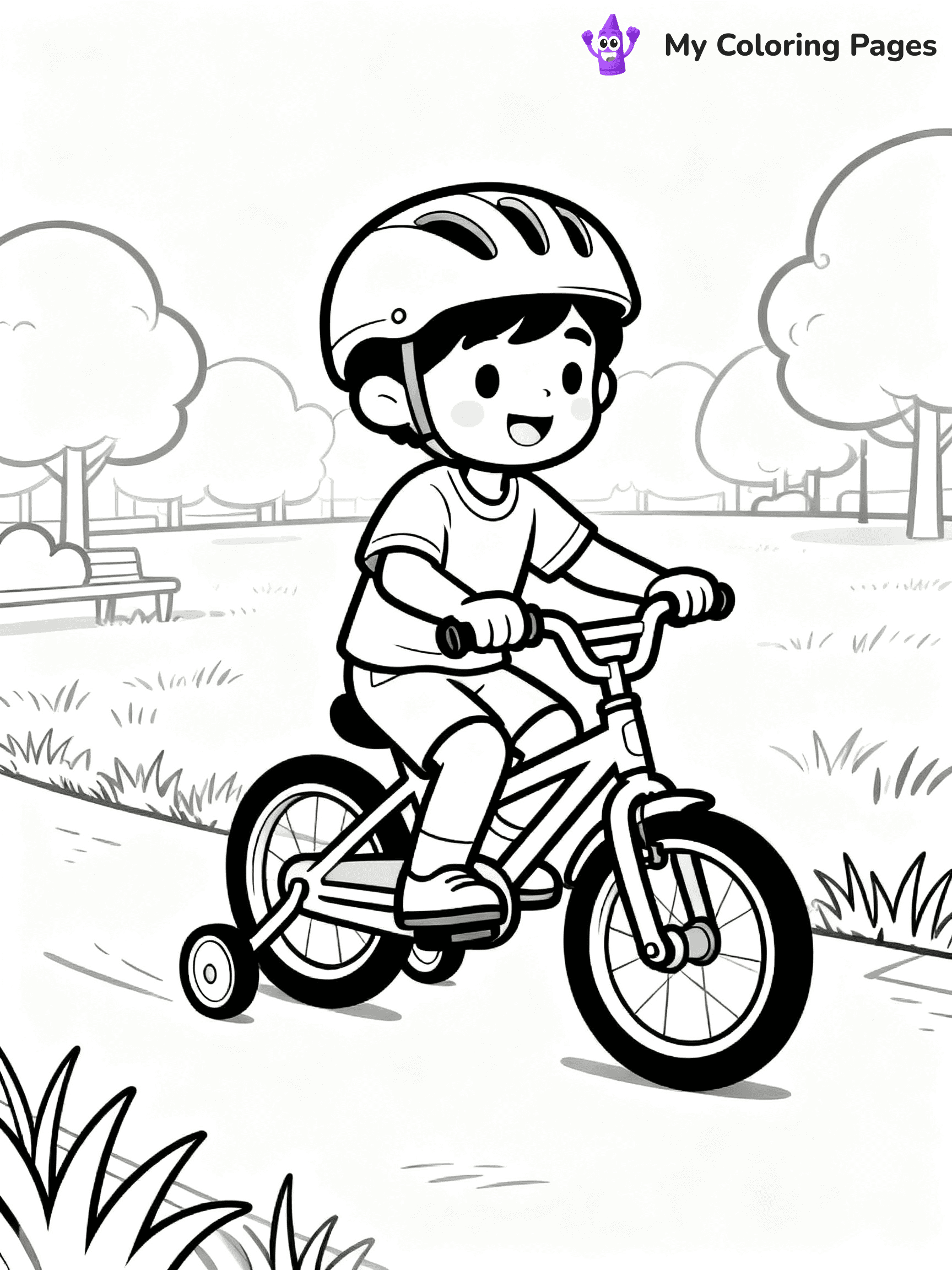 Bike Coloring Pages - 17
