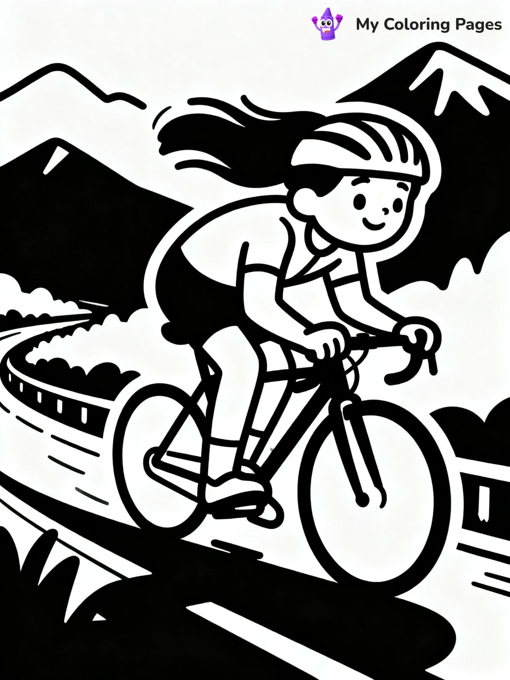 Bike Coloring Pages - 16