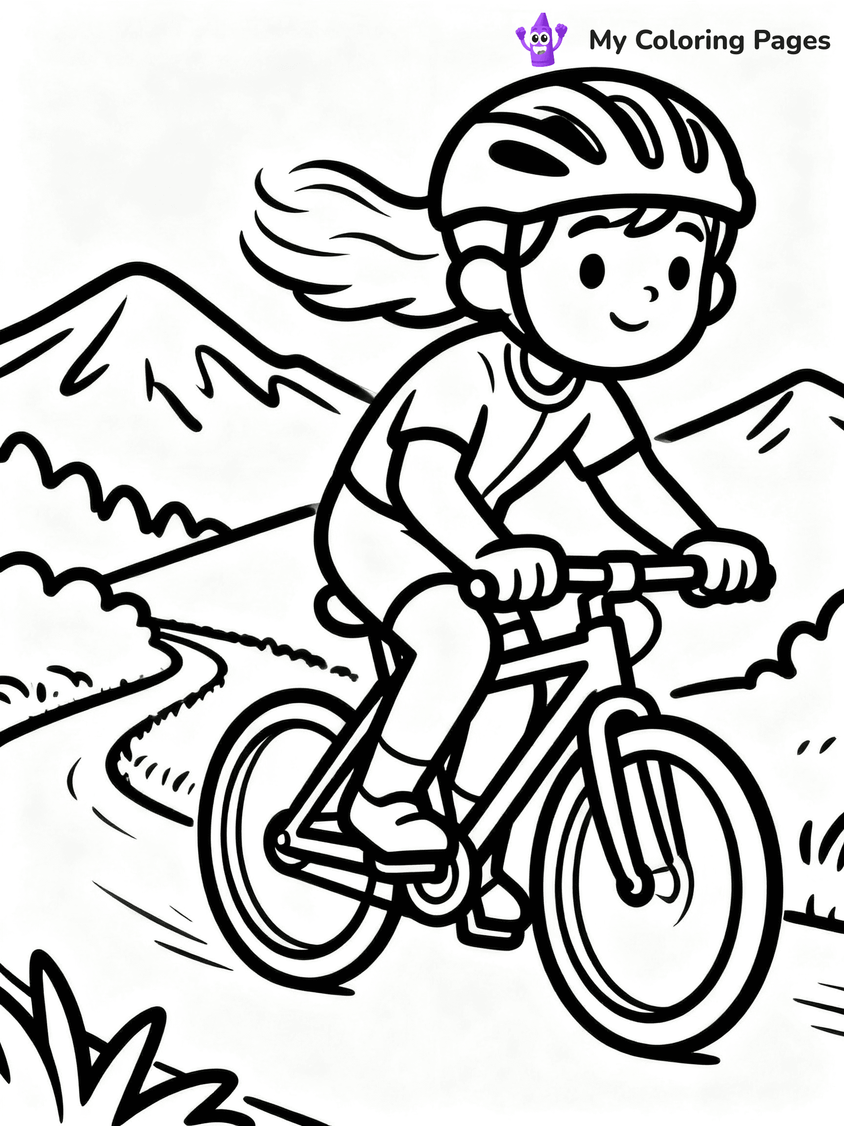 Bike Coloring Pages - 14