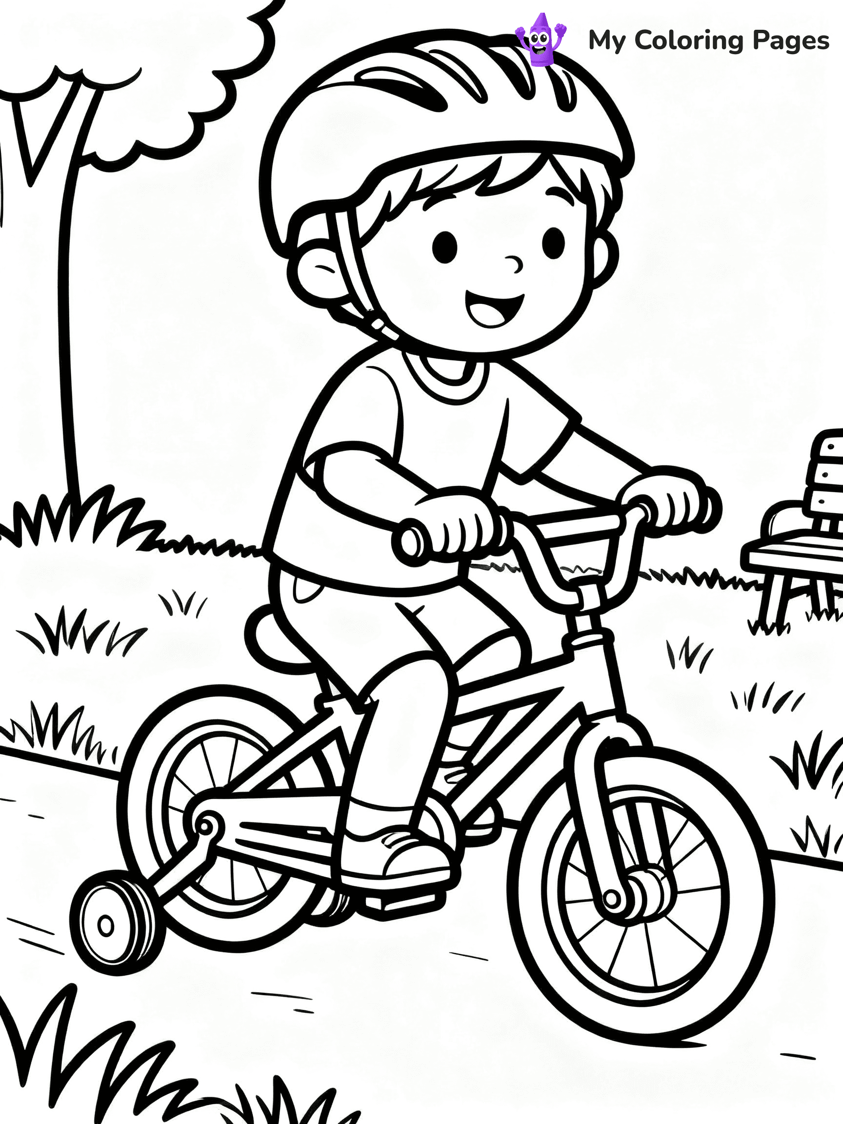 Bike Coloring Pages - 13