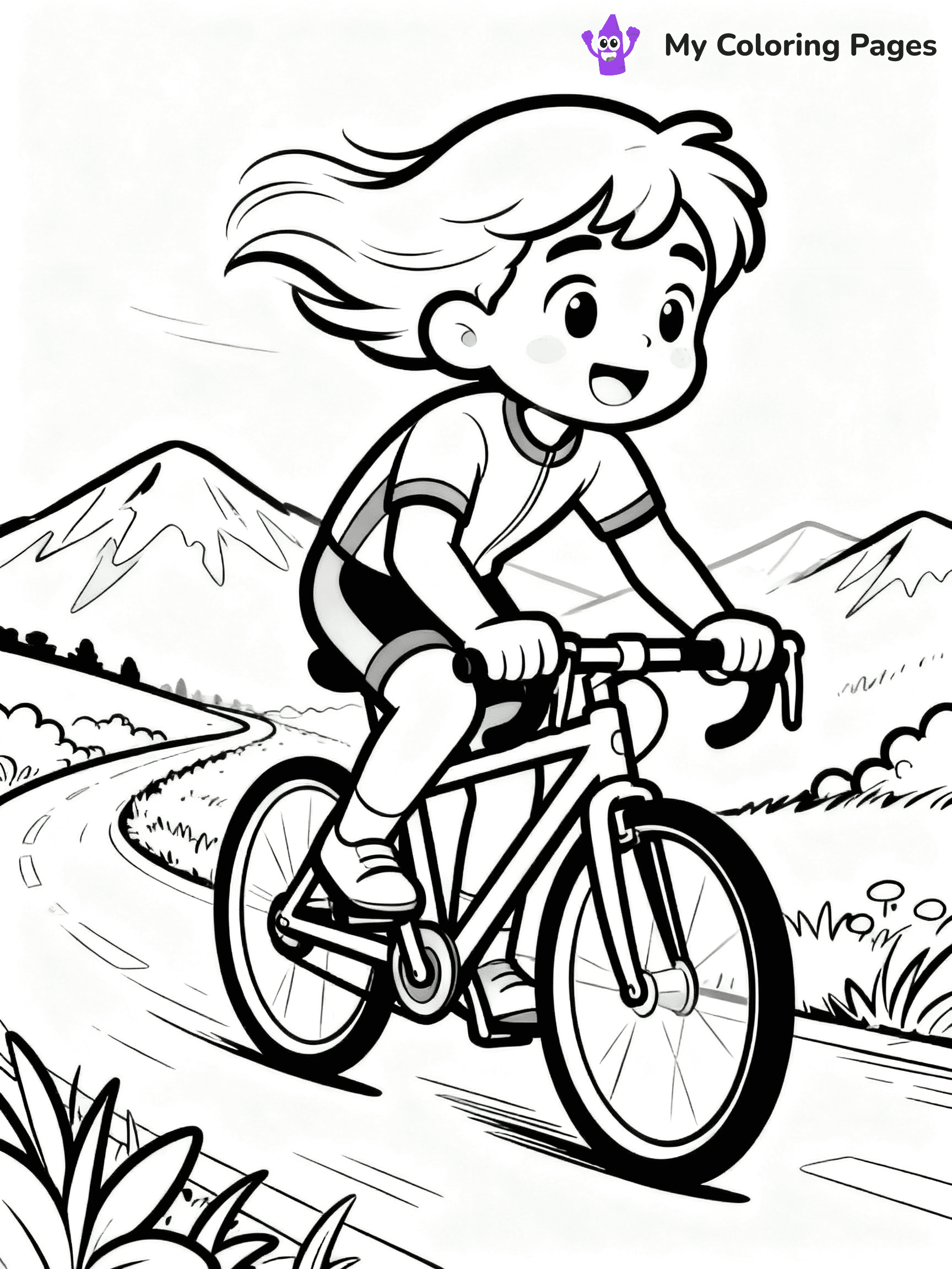 Bike Coloring Pages - 12