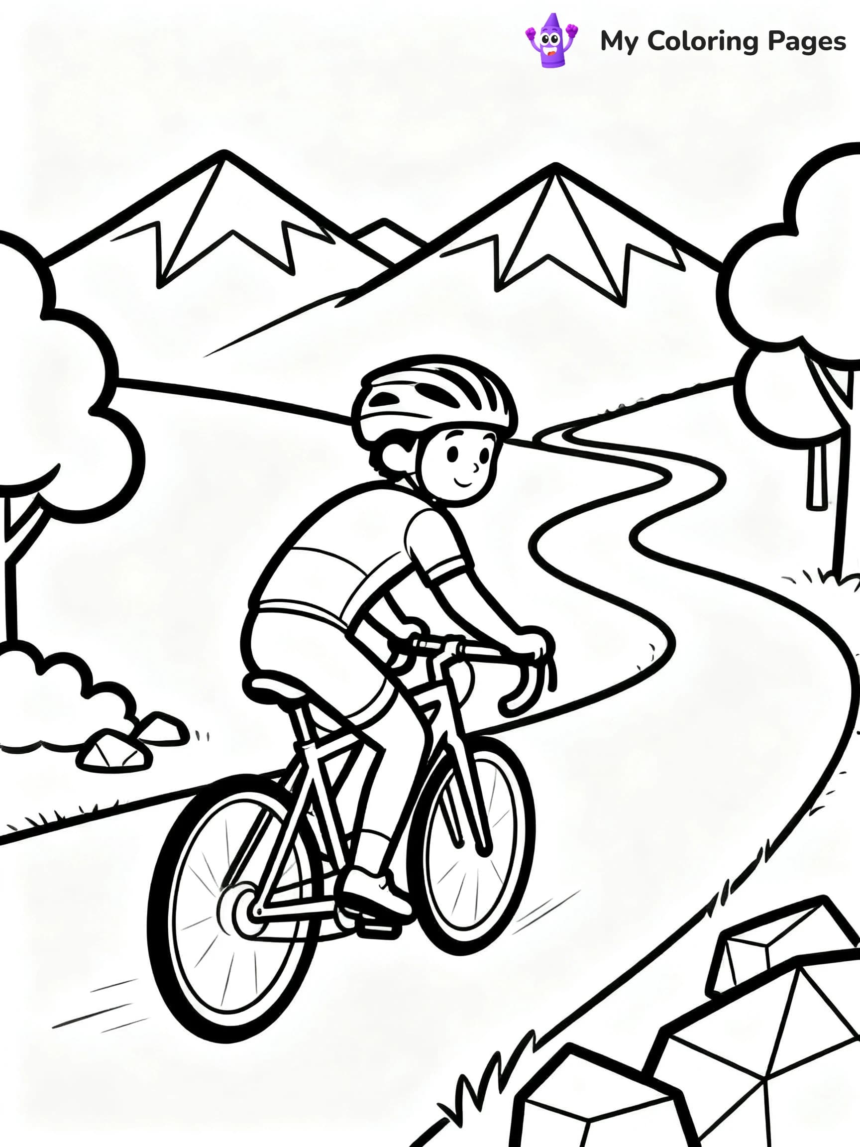Bike Coloring Pages - 4