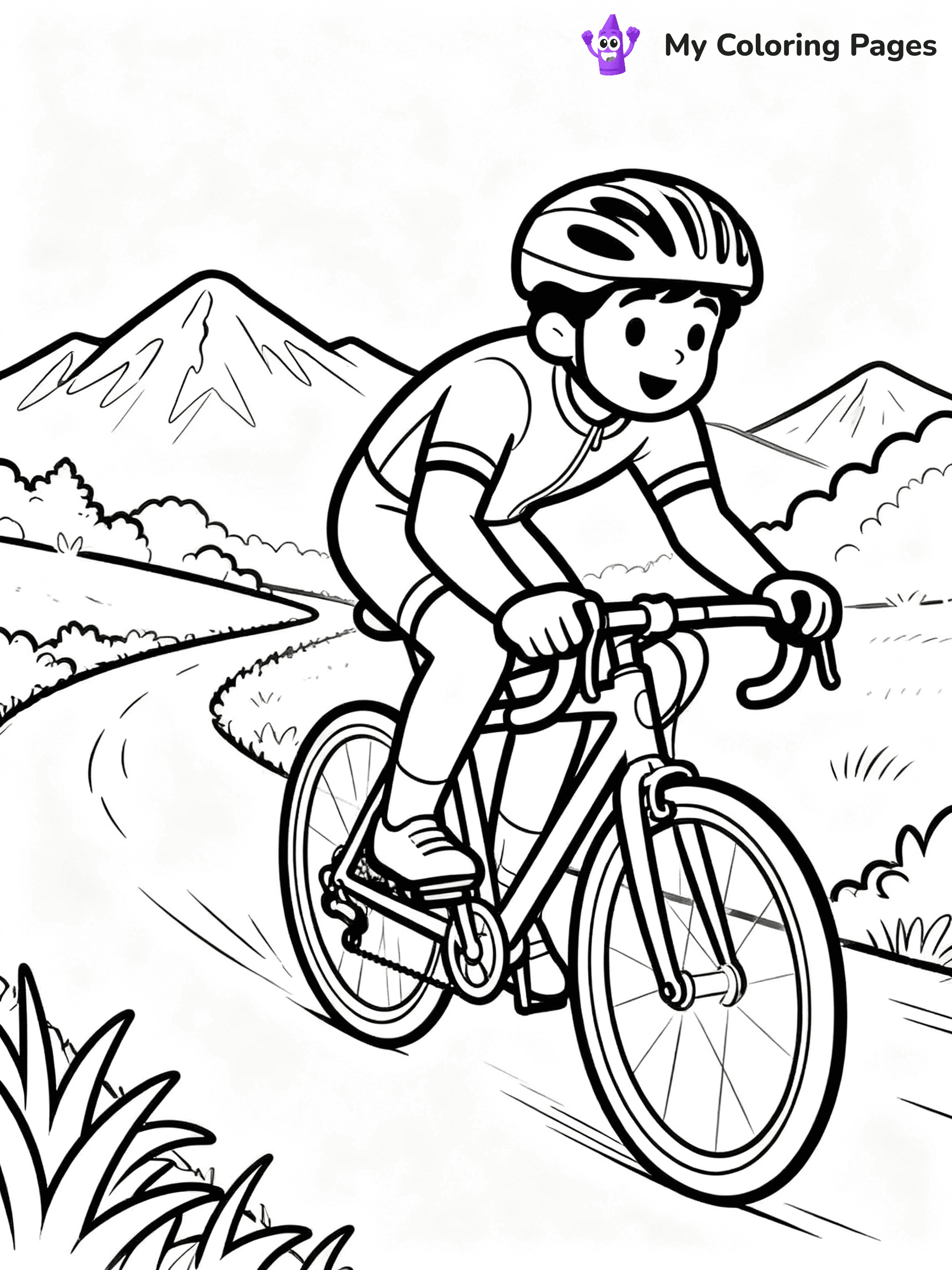 Bike Coloring Pages - 2