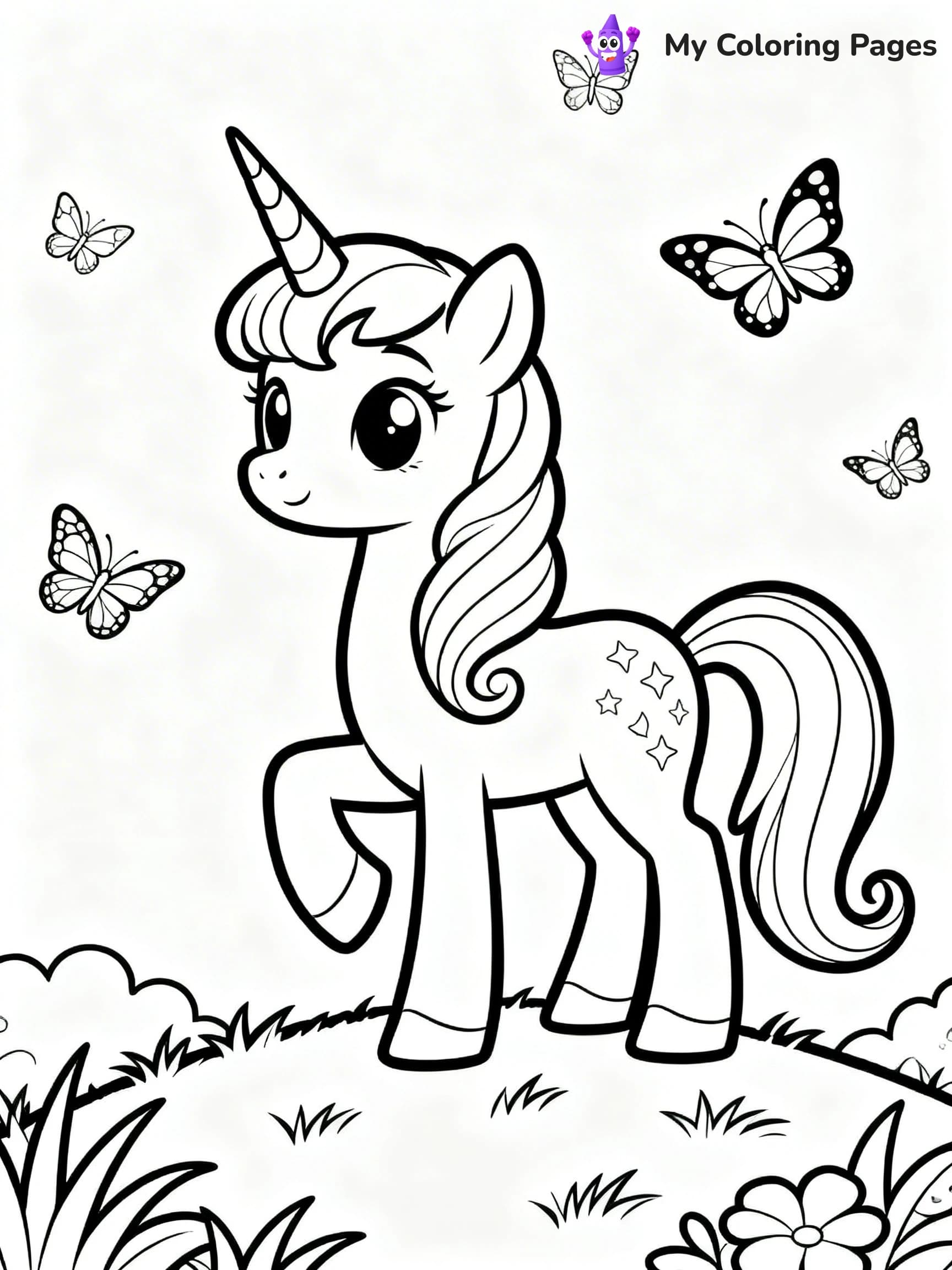 Alicorn Coloring Pages - 24