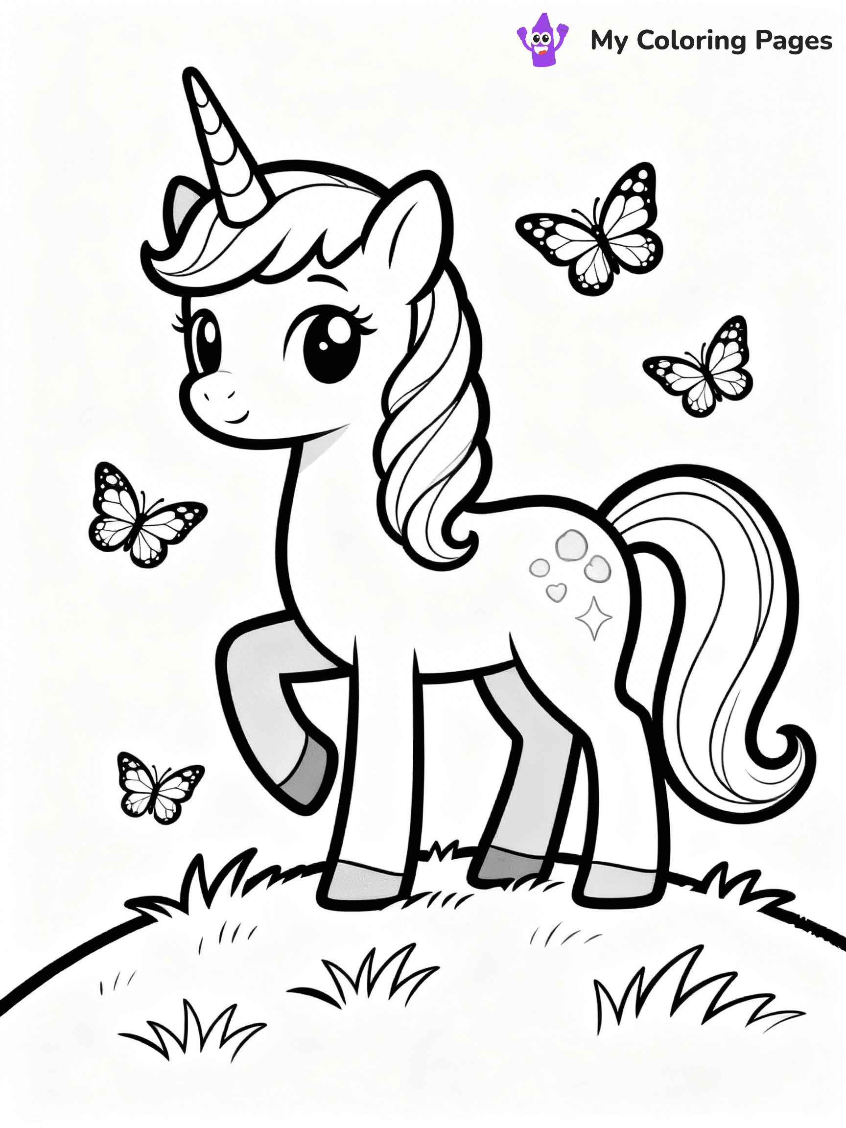 Alicorn Coloring Pages - 24