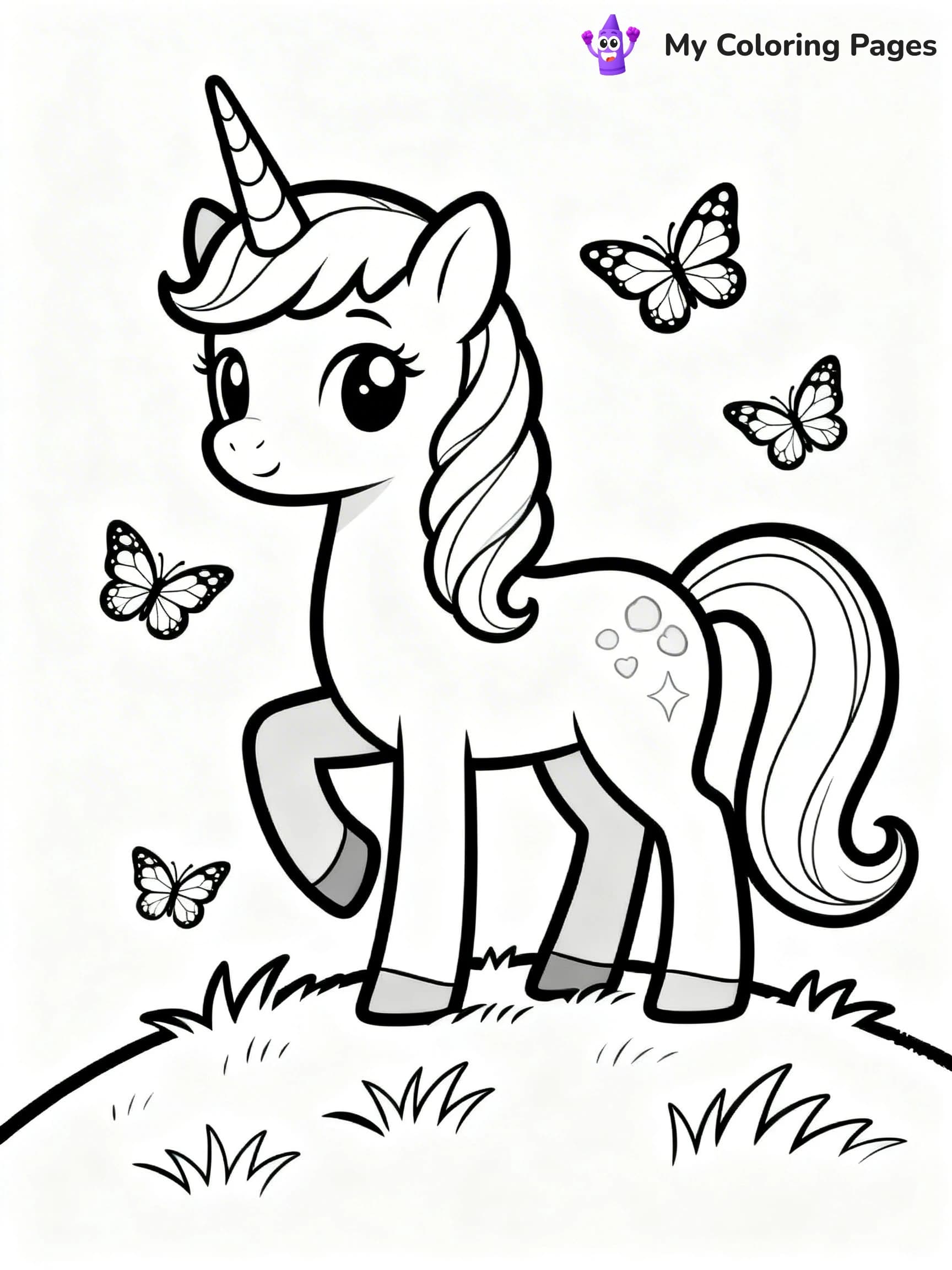 Alicorn Coloring Pages - 22