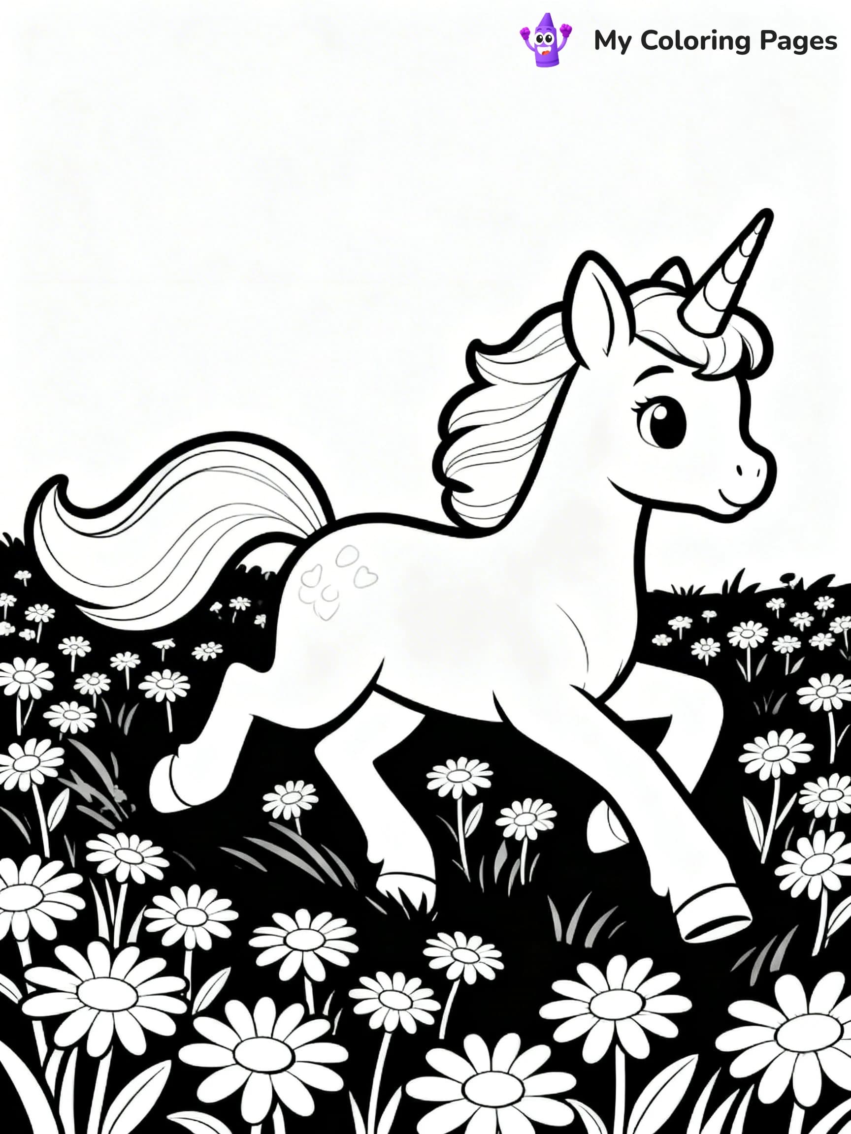 Alicorn Coloring Pages - 20