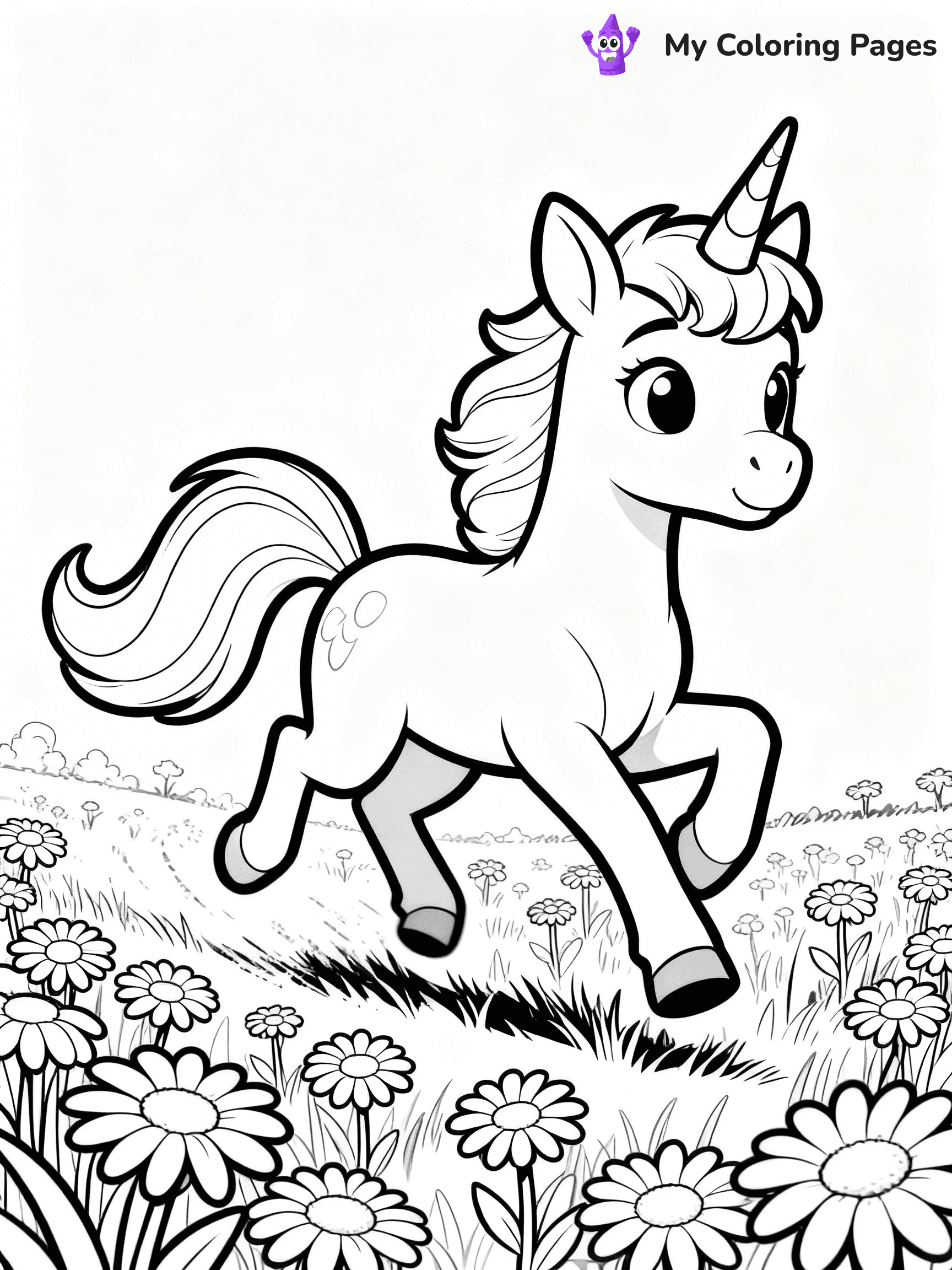 Alicorn Coloring Pages - 20