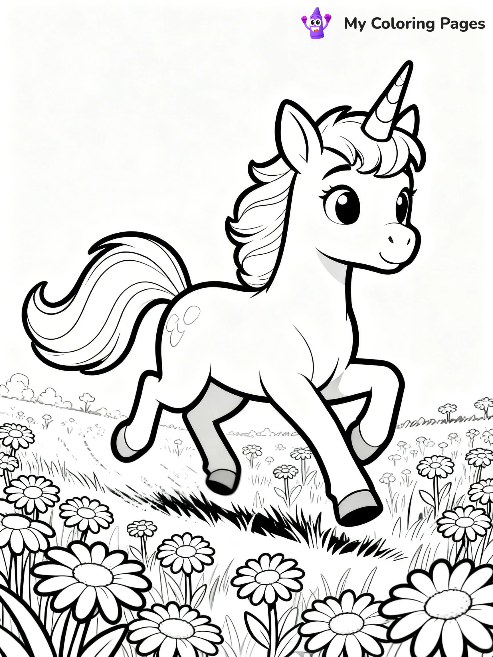 Alicorn Coloring Pages - 19
