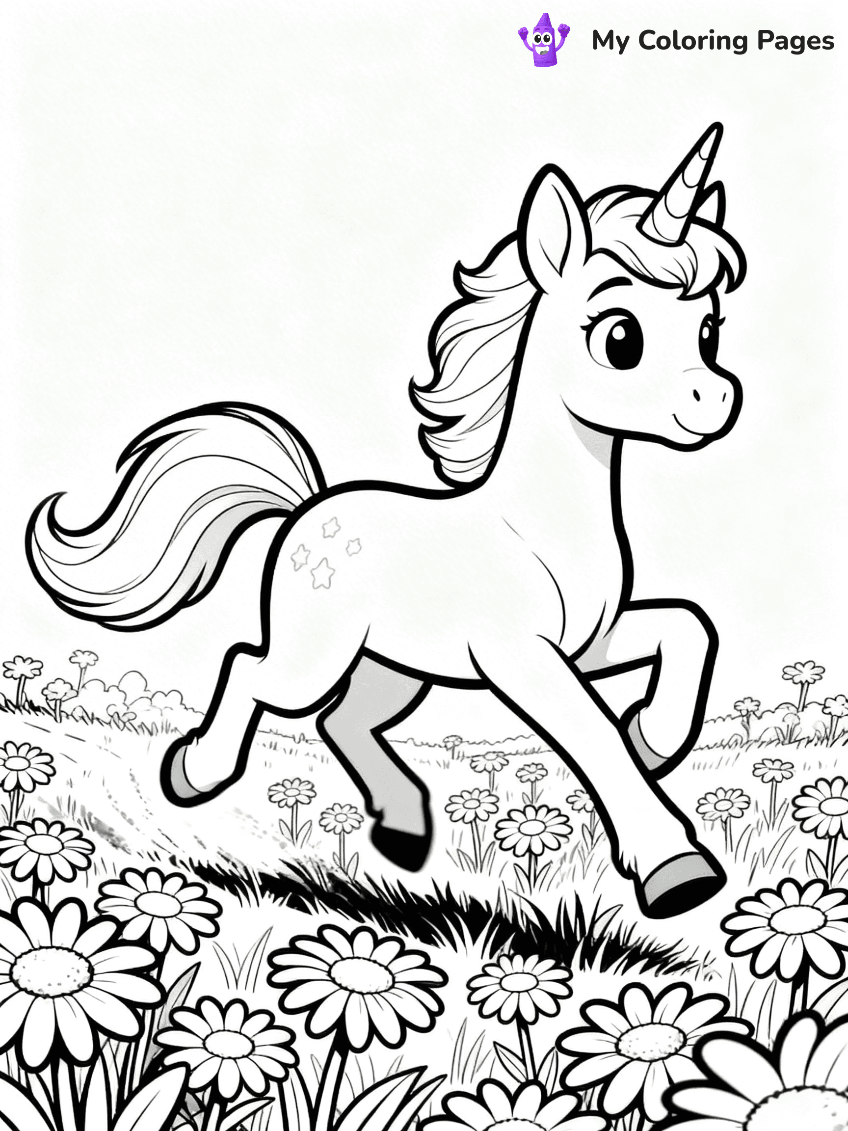 Alicorn Coloring Pages - 19