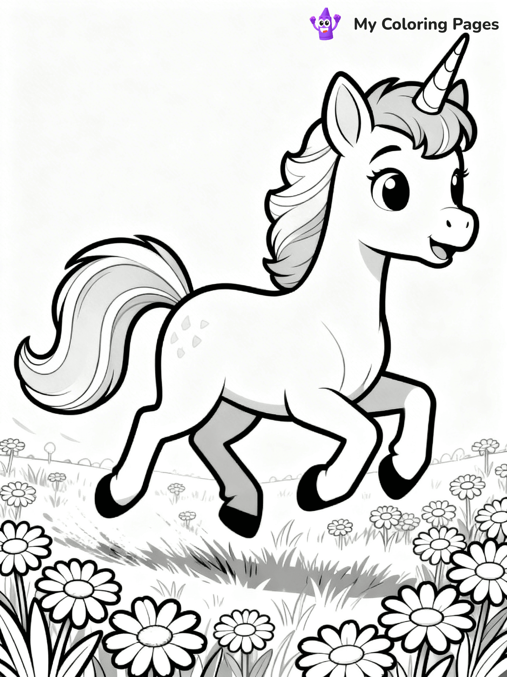 Alicorn Coloring Pages - 18