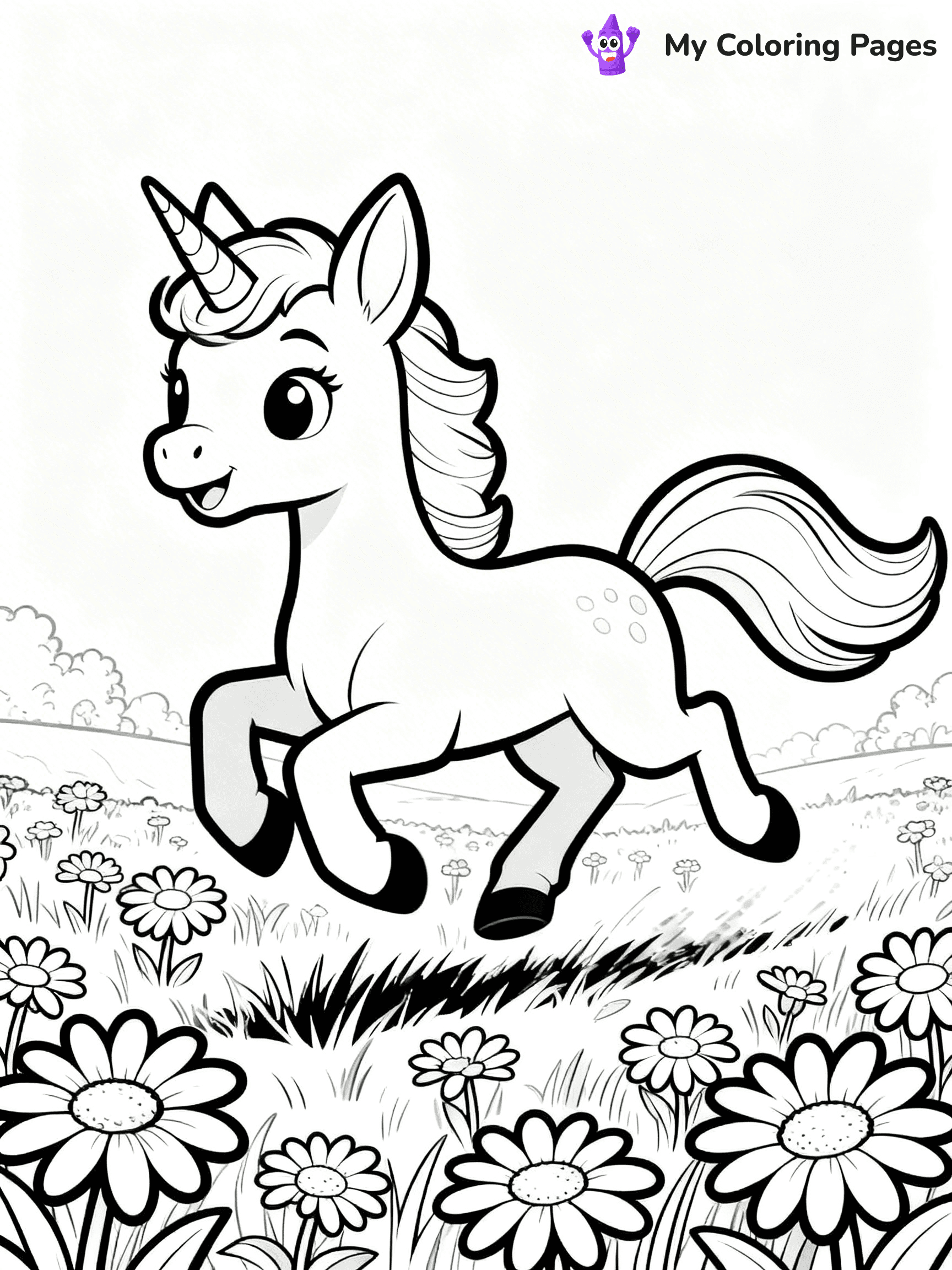 Alicorn Coloring Pages - 17
