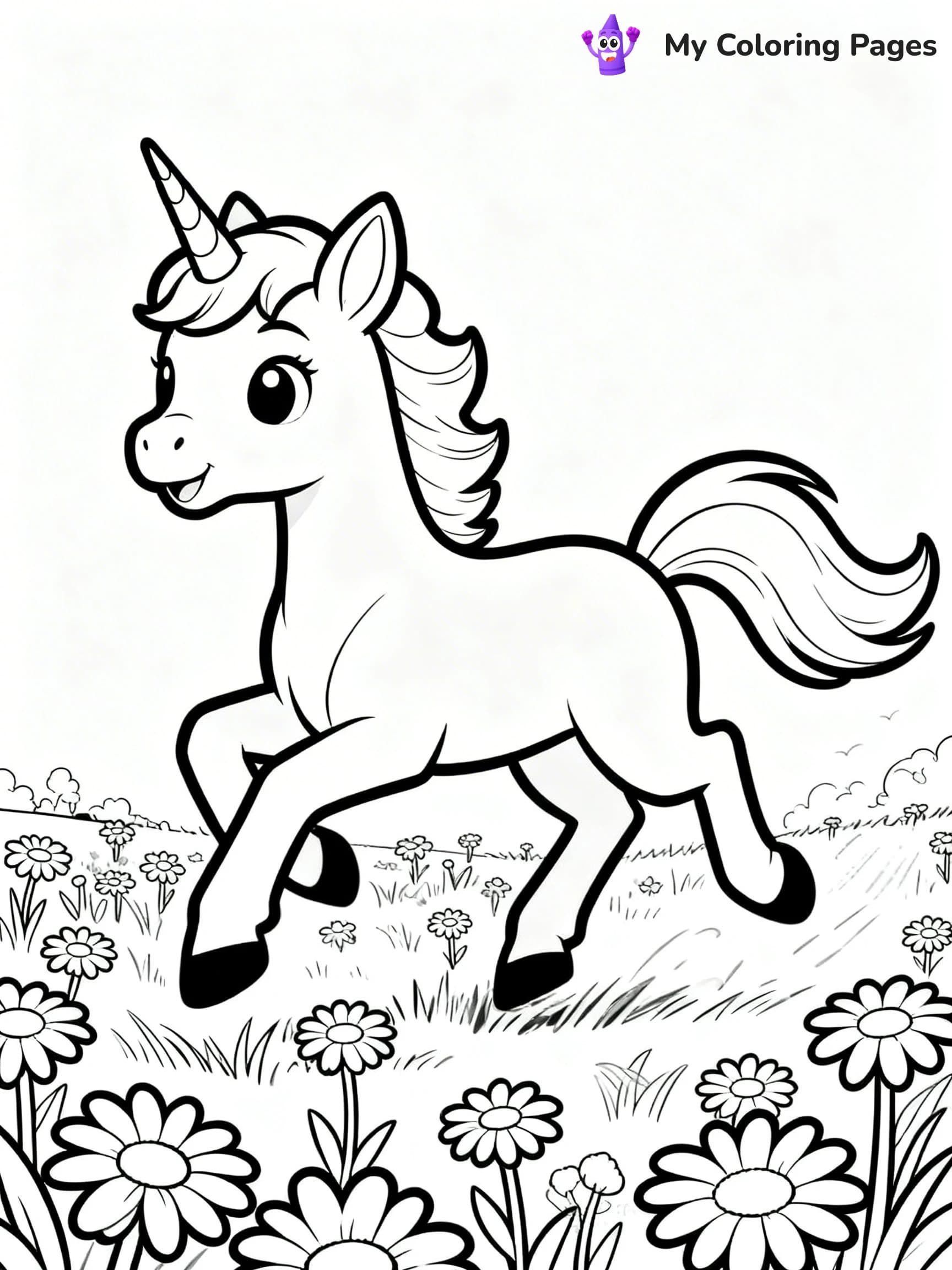 Alicorn Coloring Pages - 15
