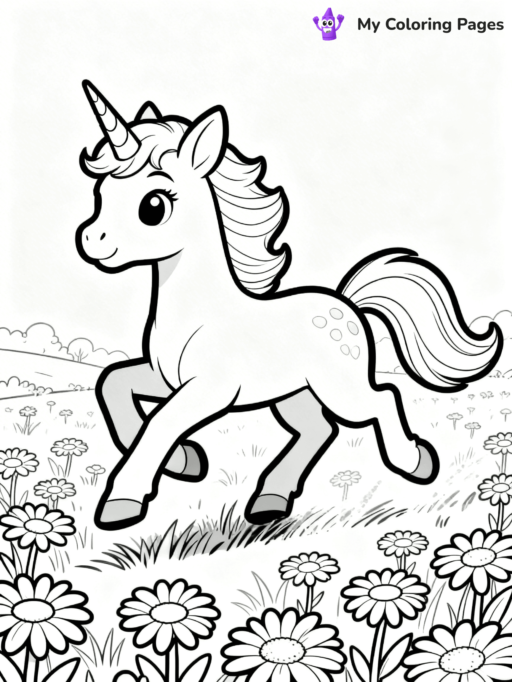 Alicorn Coloring Pages - 15