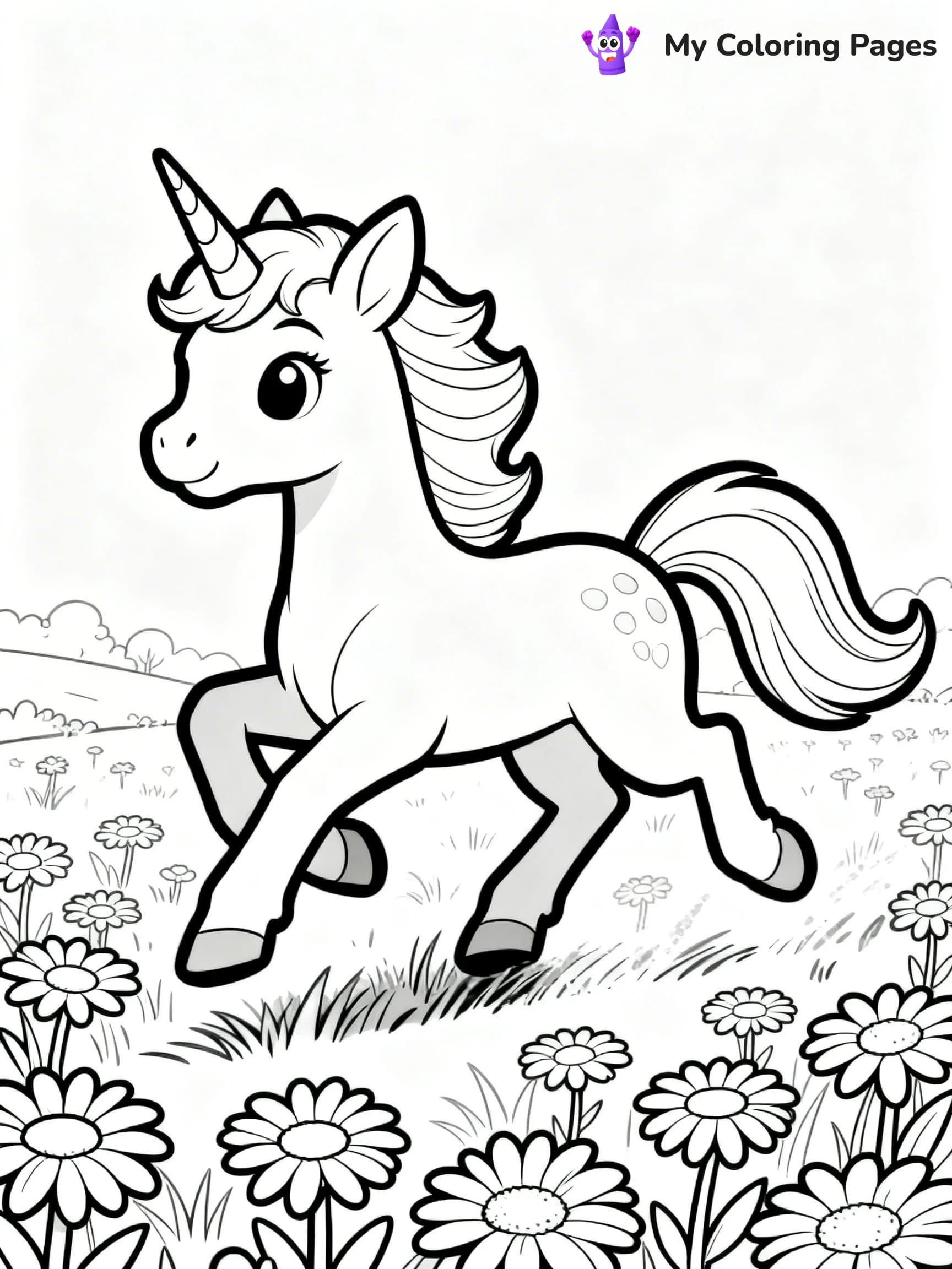 Alicorn Coloring Pages - 14