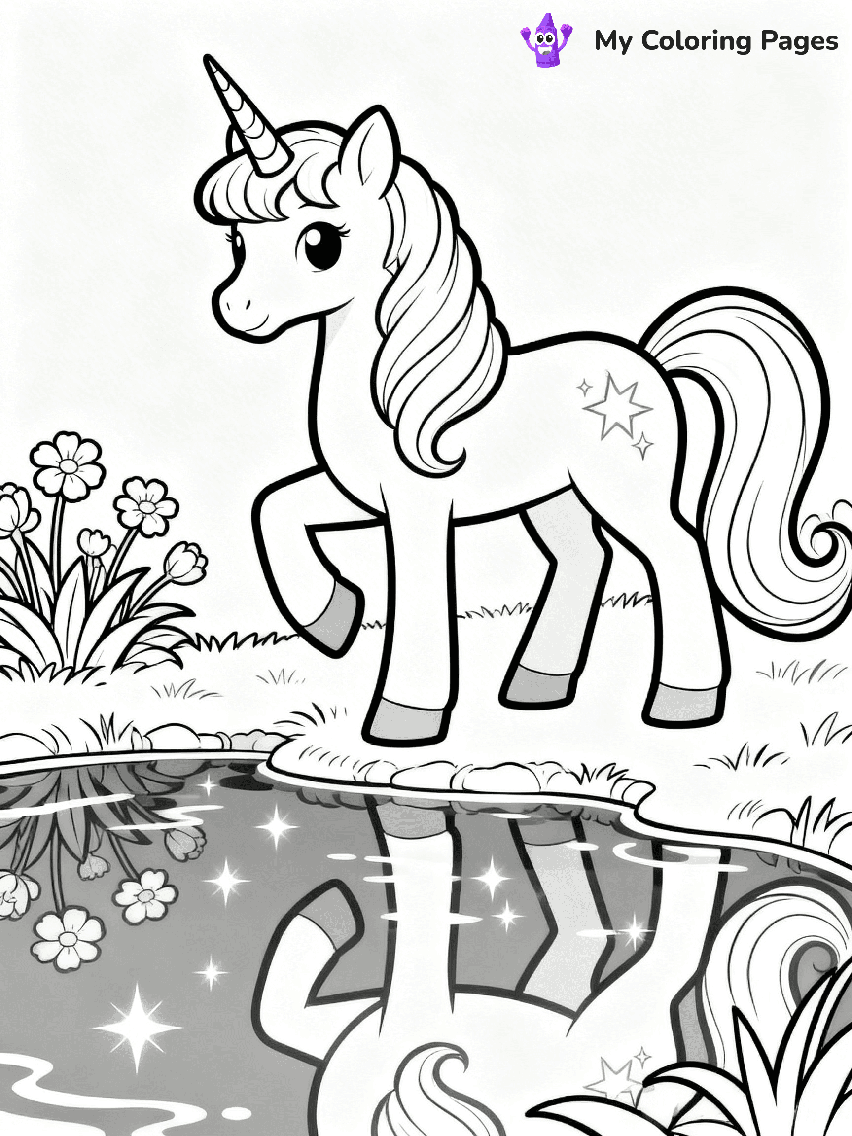 Alicorn Coloring Pages - 10