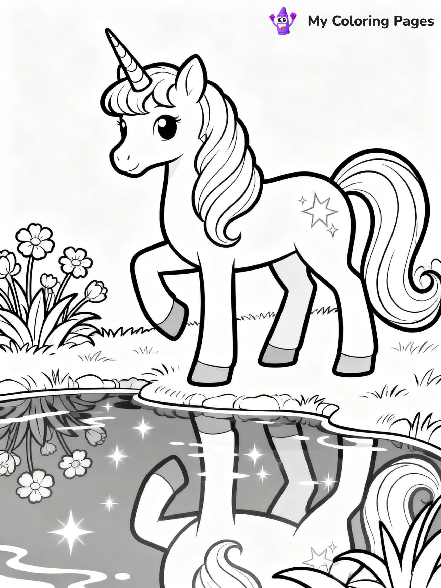 Alicorn Coloring Pages - 9