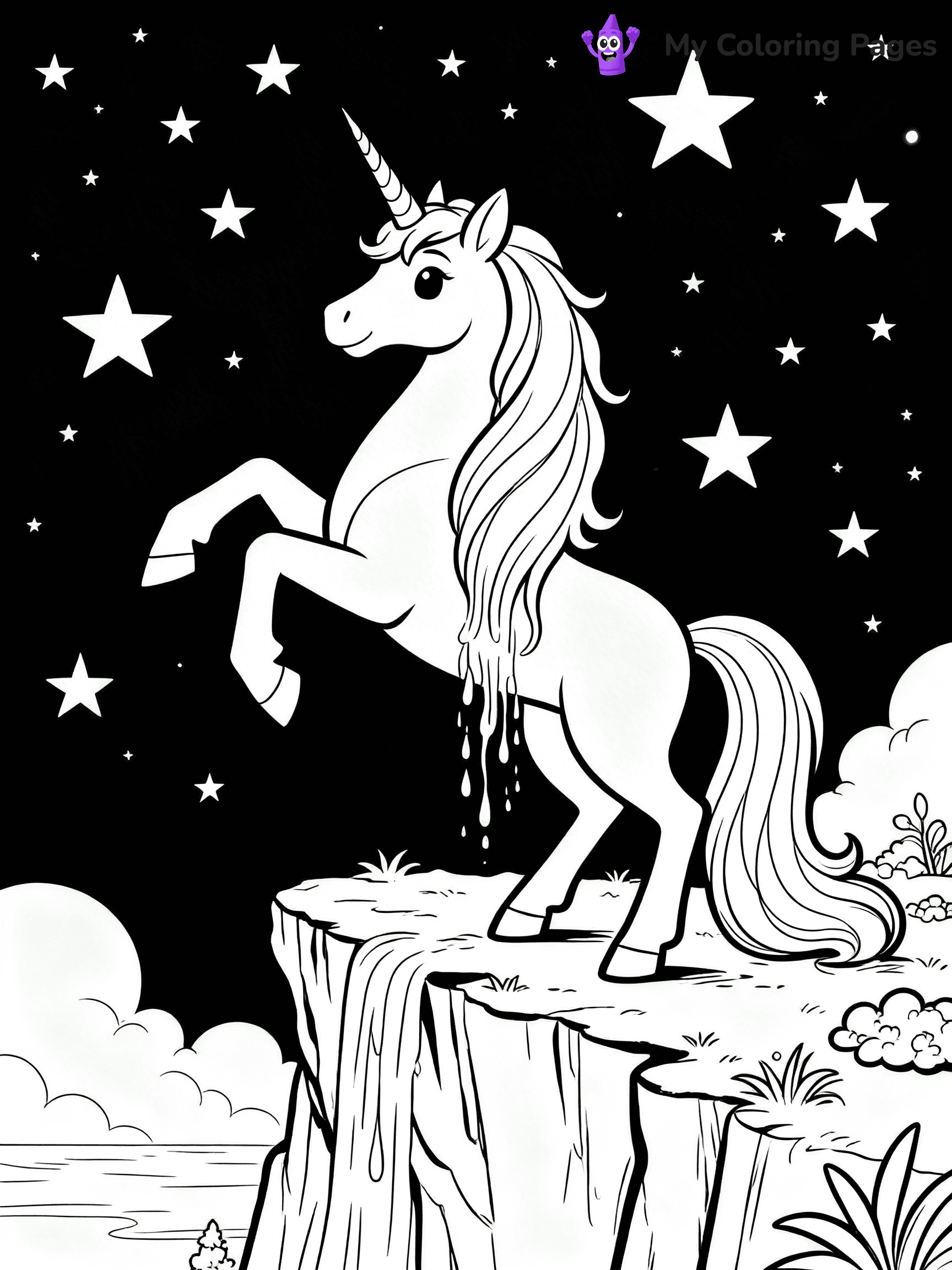 Alicorn Coloring Pages - 6