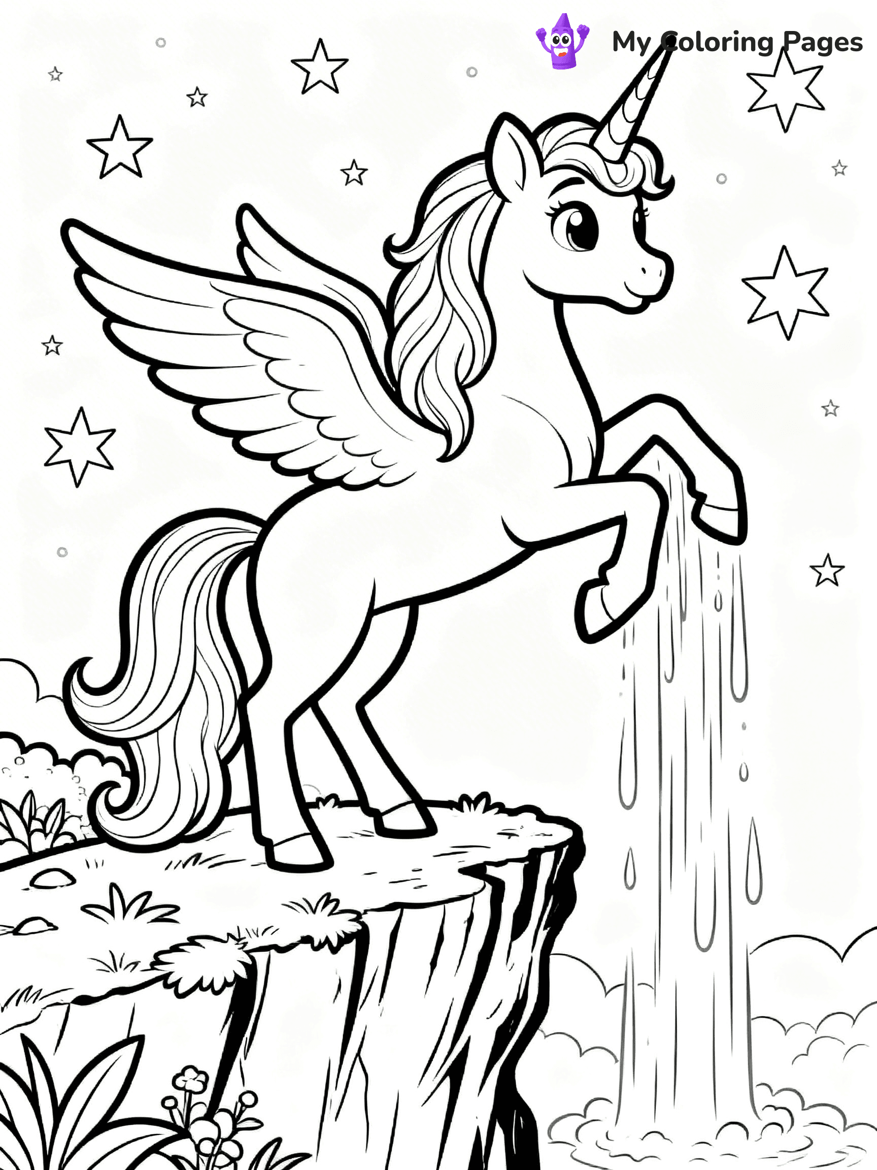 Alicorn Coloring Pages - 5