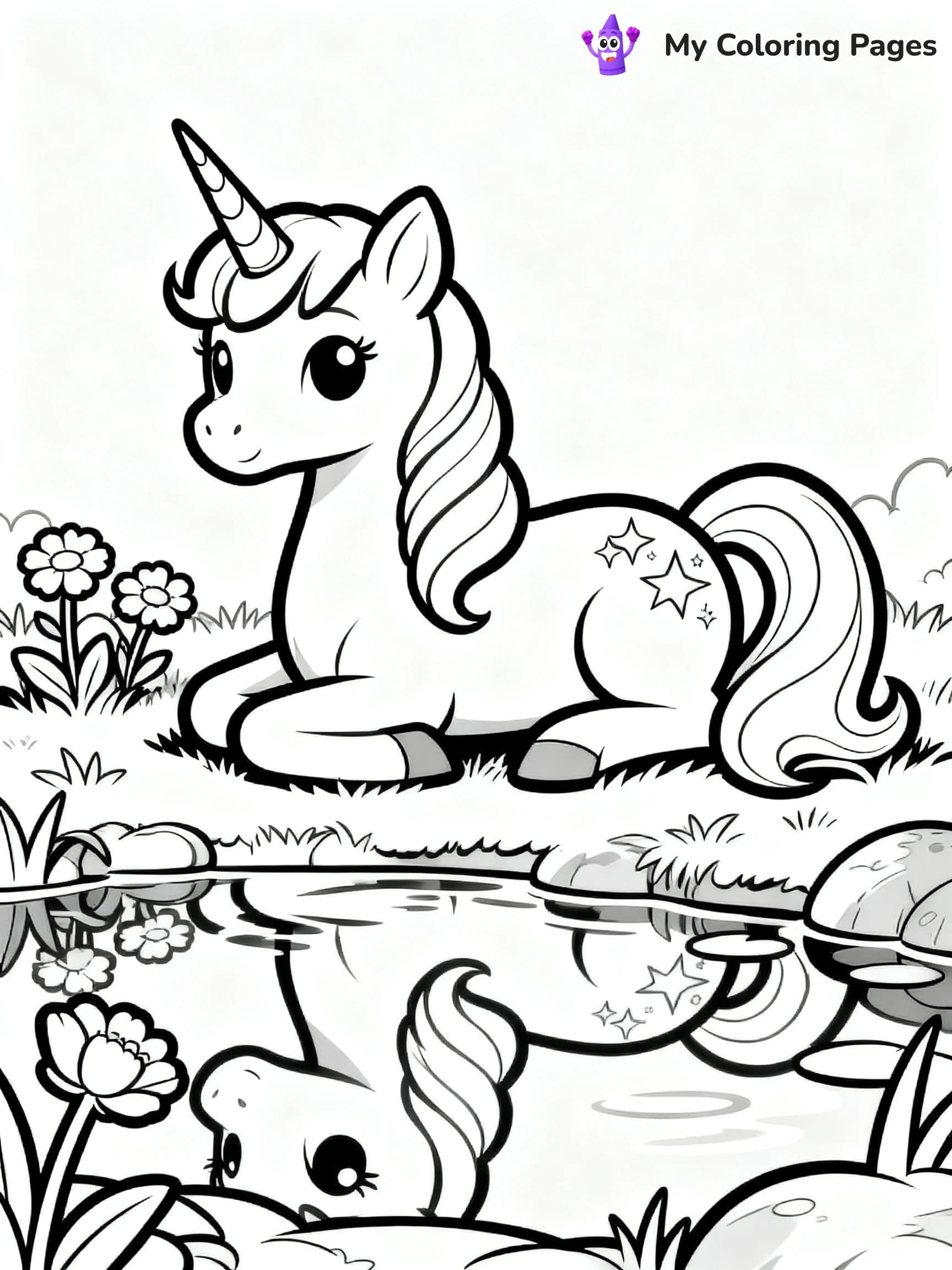 Alicorn Coloring Pages - 24