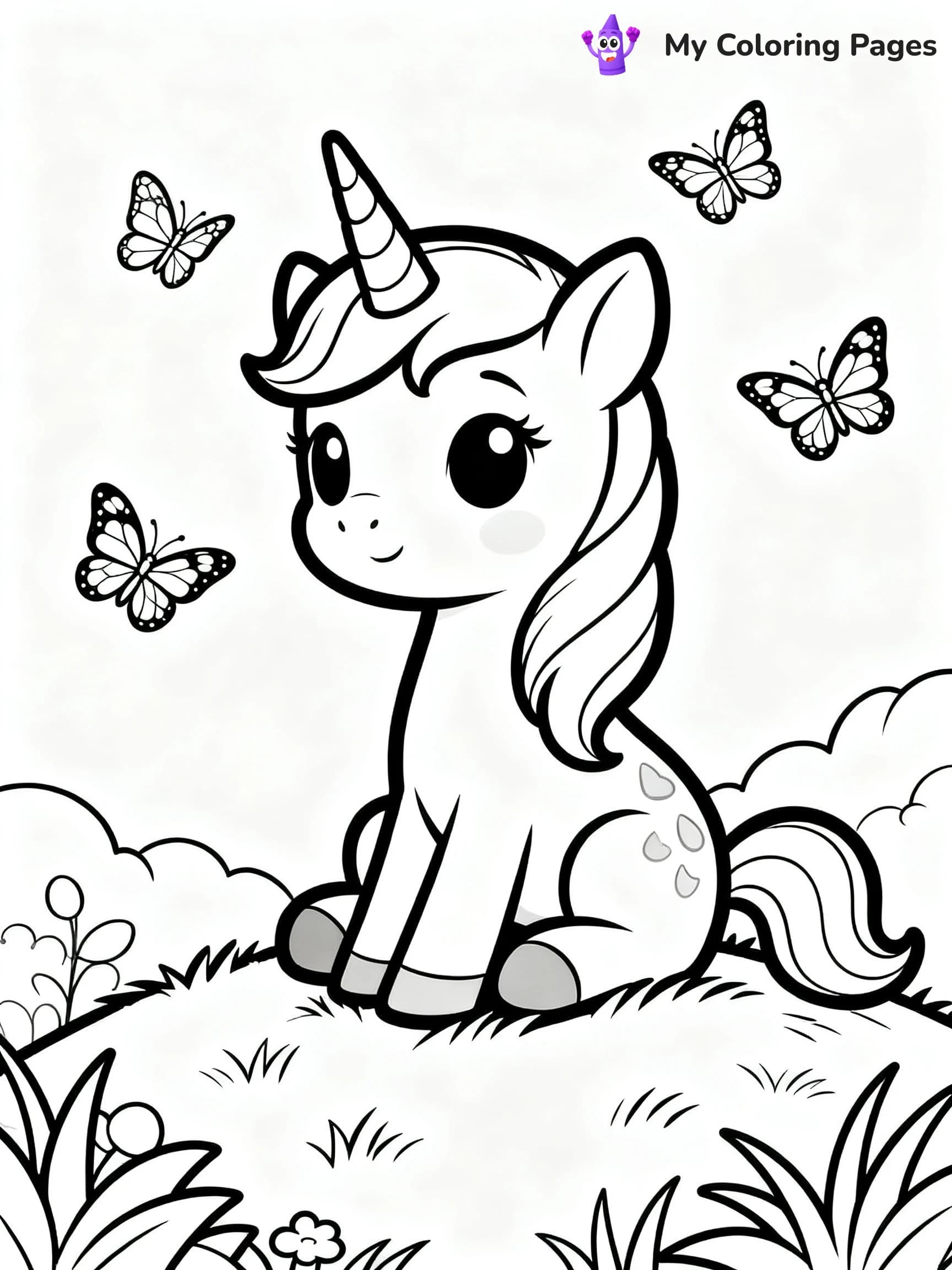 Alicorn Coloring Pages - 23