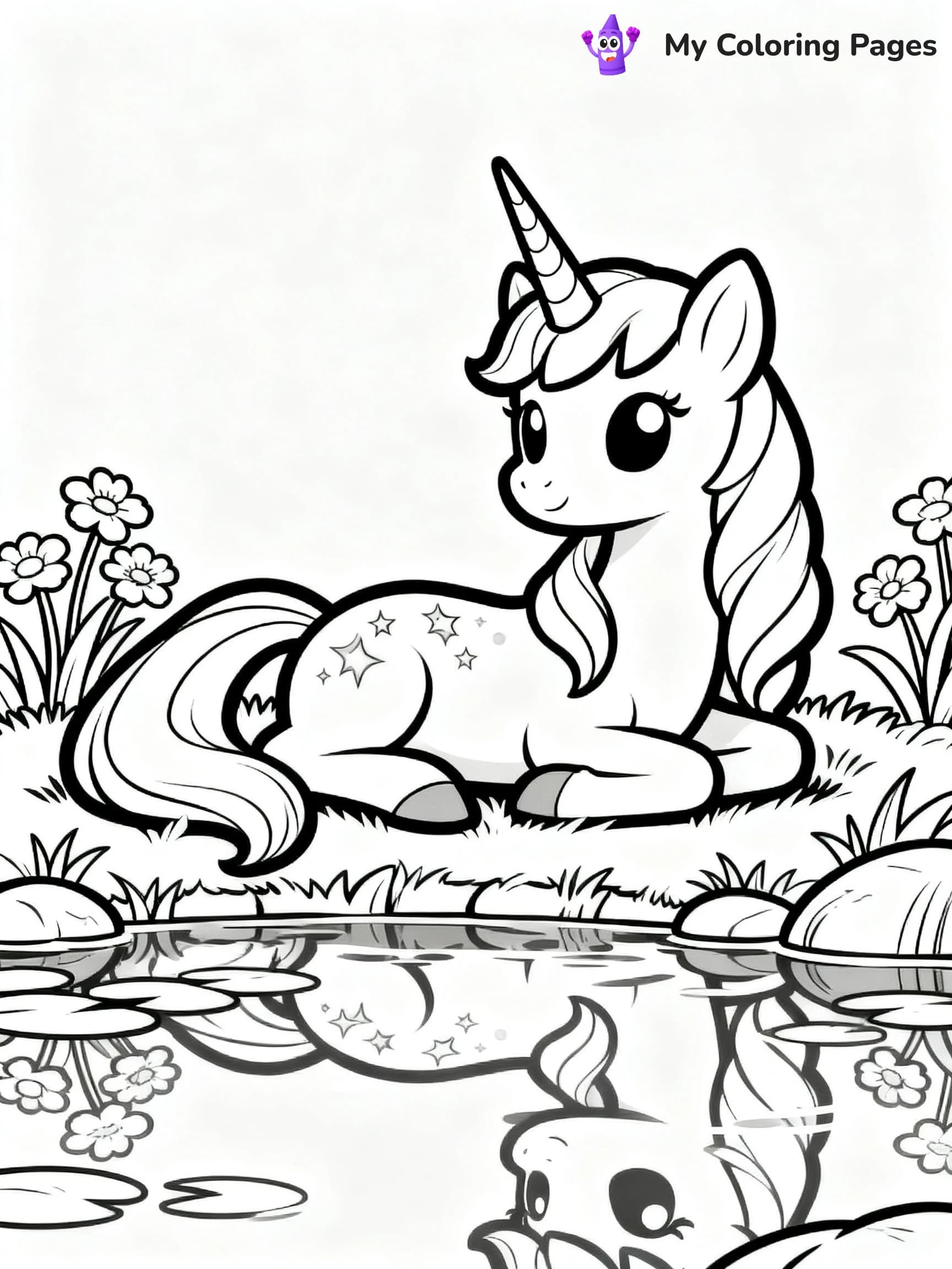 Alicorn Coloring Pages - 20