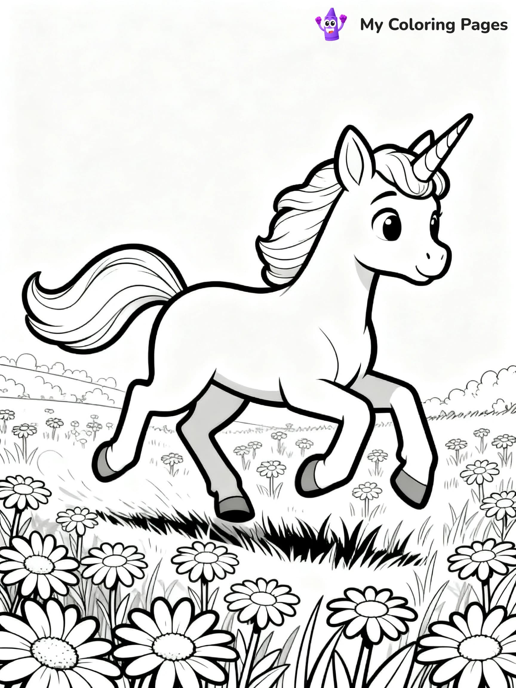 Alicorn Coloring Pages - 14