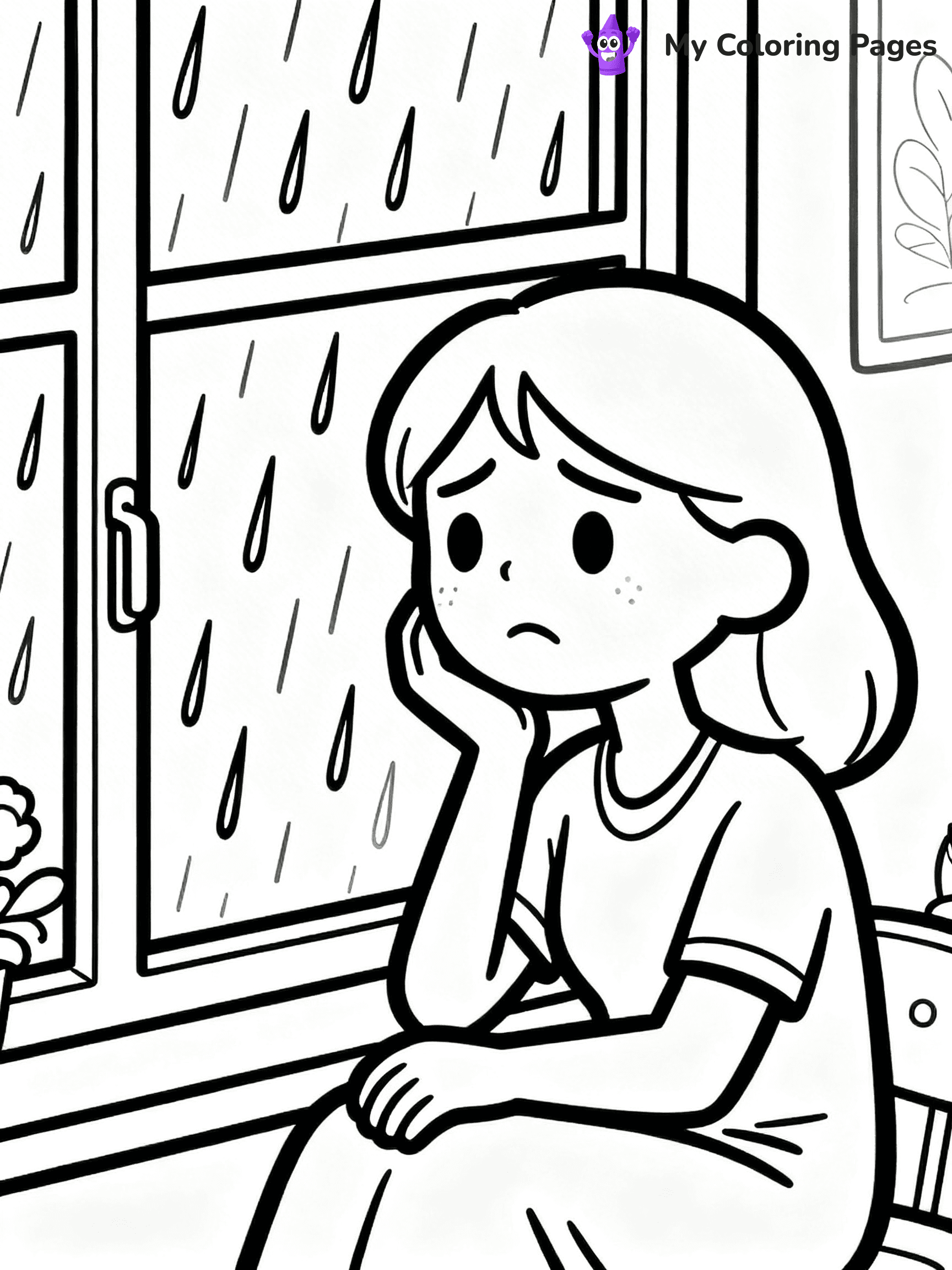 Sad Coloring Pages - 14