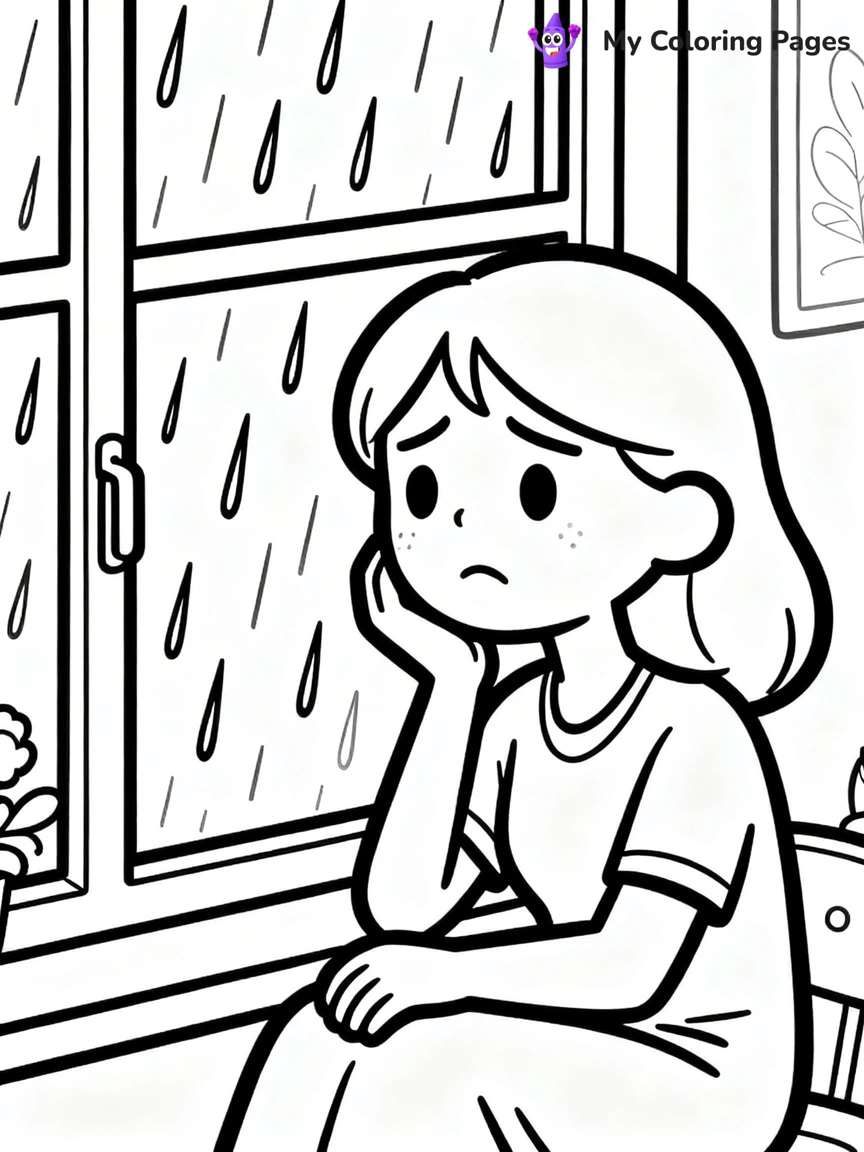 Sad Coloring Pages - 14