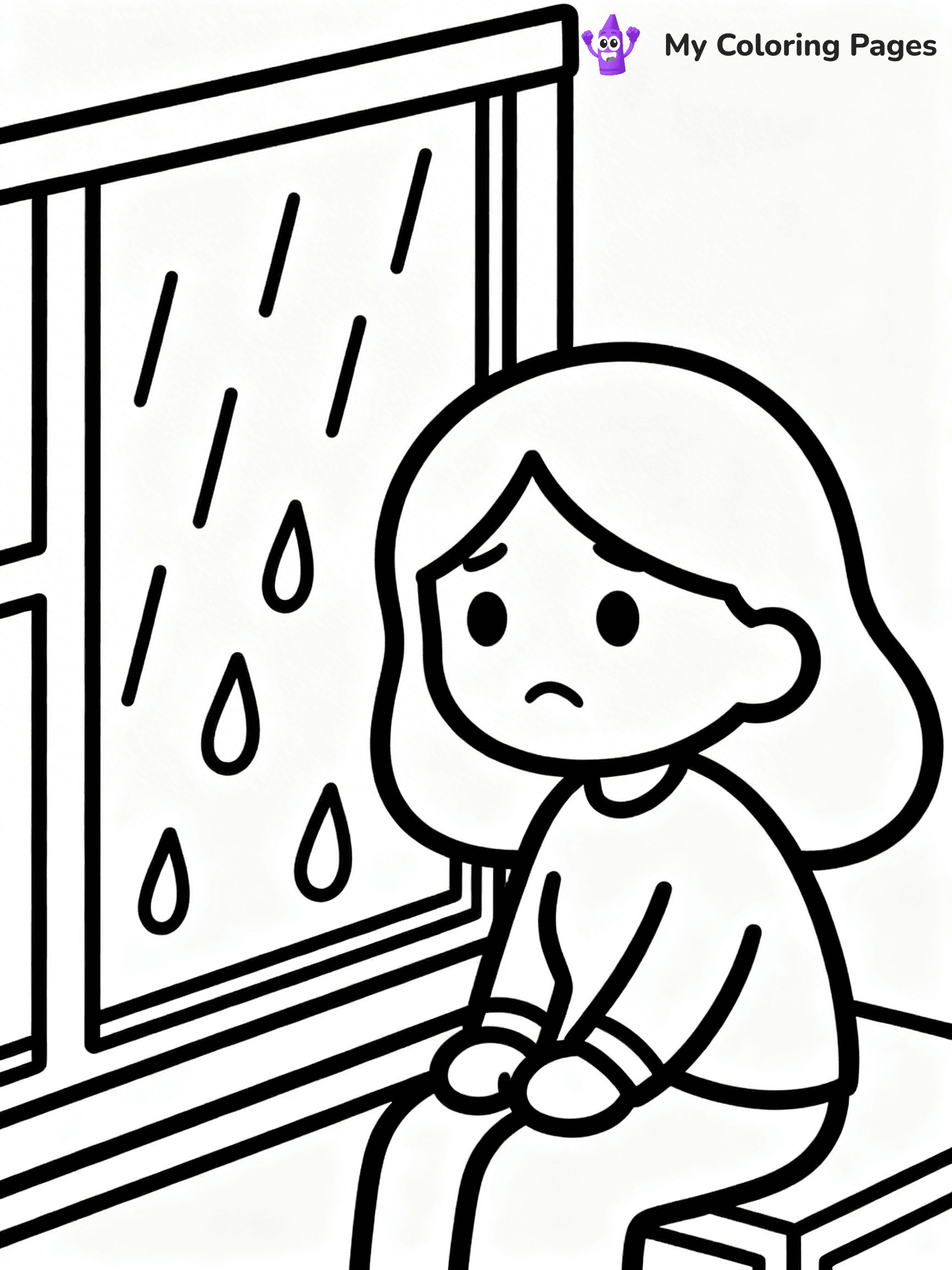 Sad Coloring Pages - 13