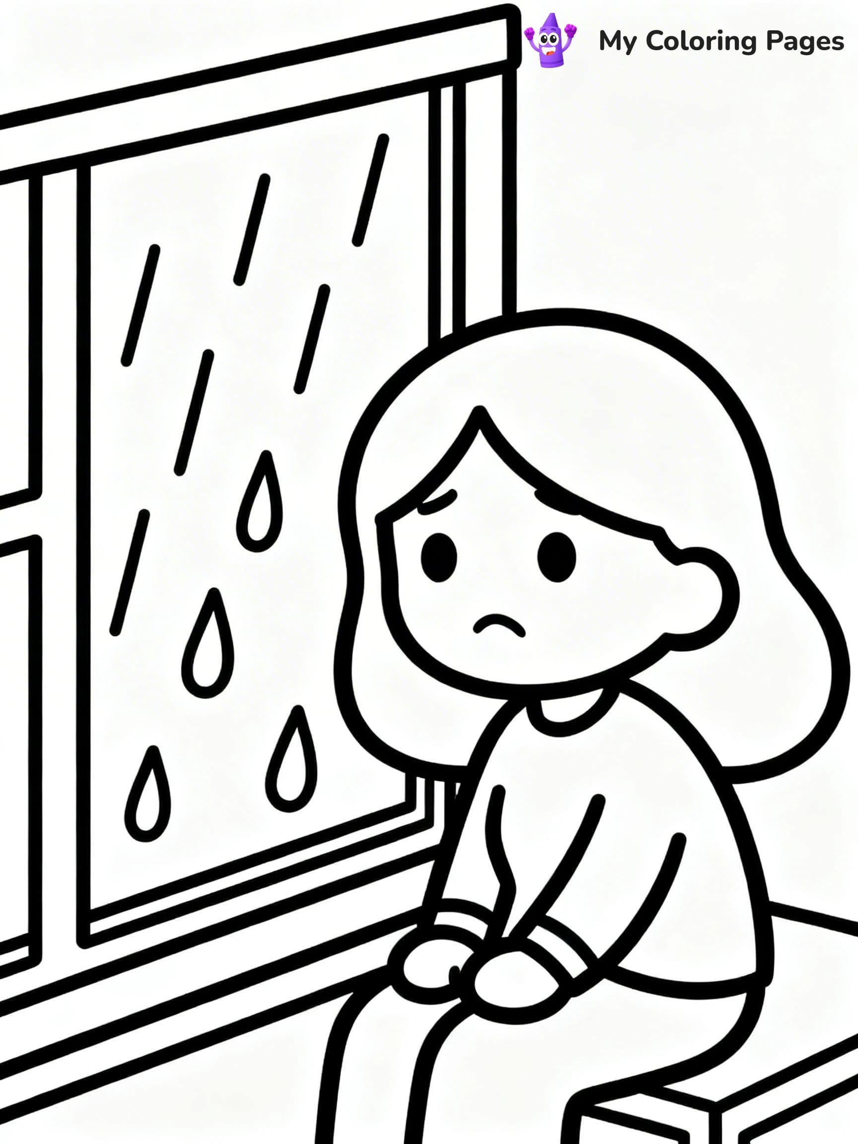 Sad Coloring Pages - 13