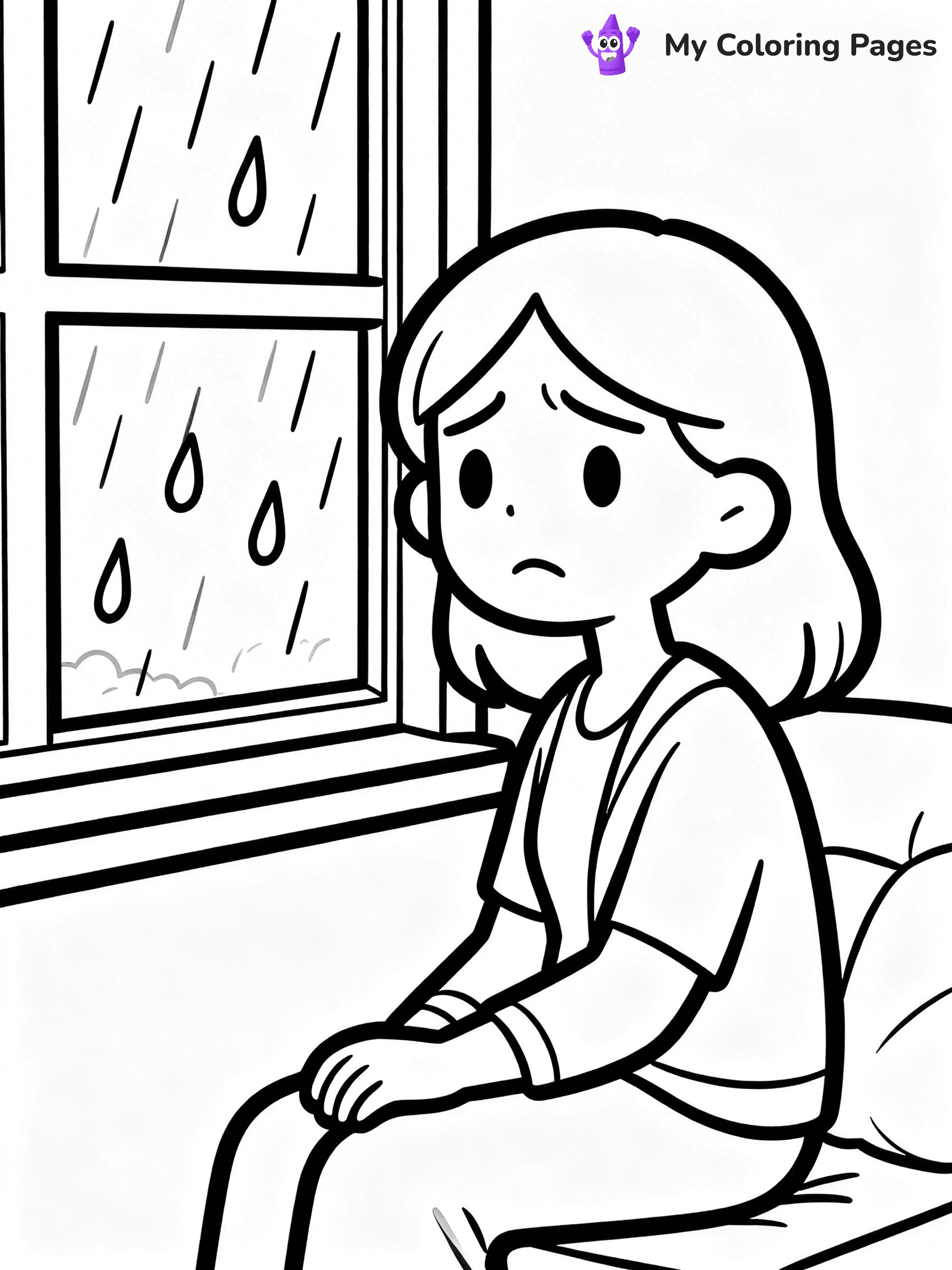 Sad Coloring Pages - 8