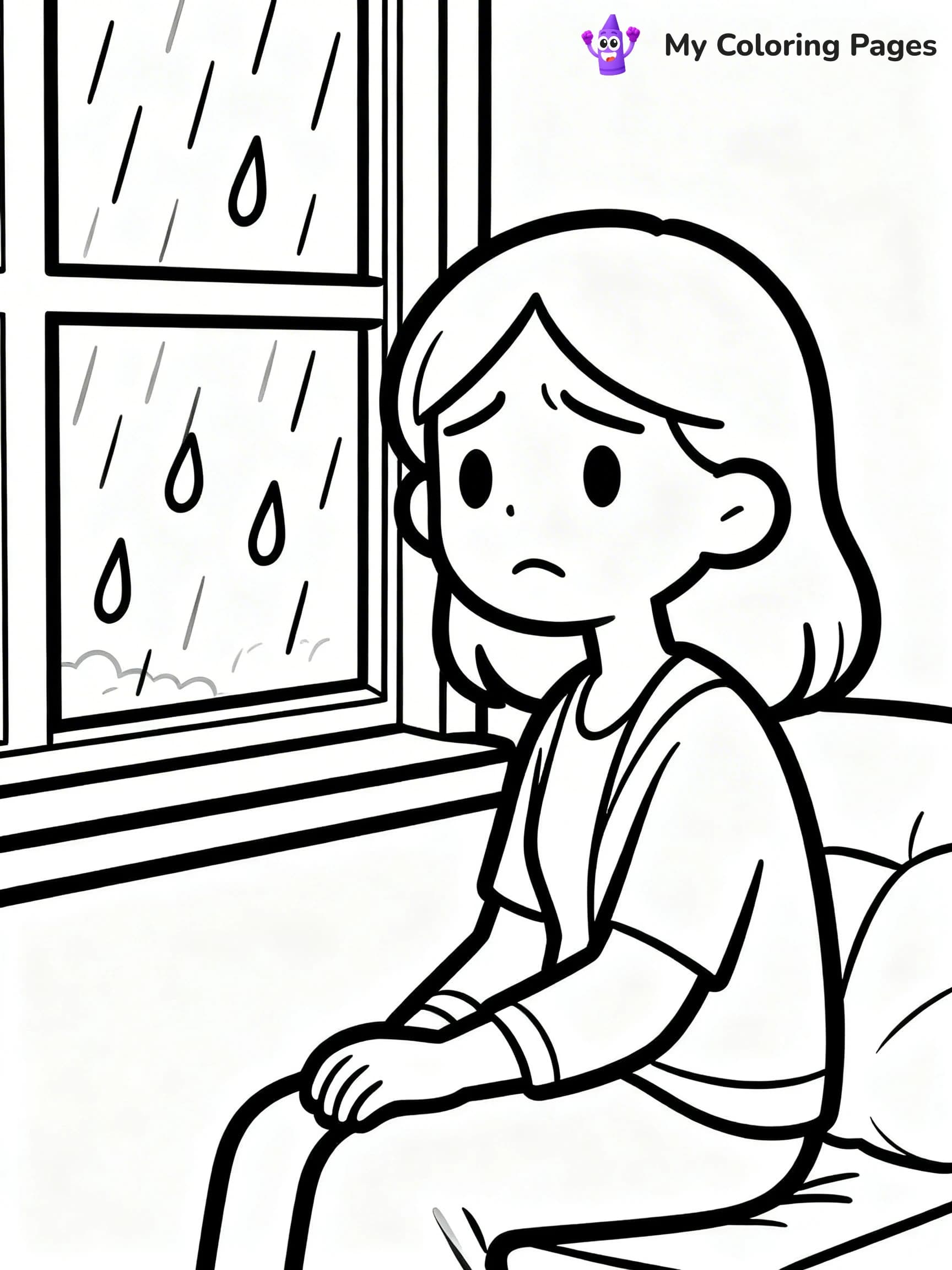 Sad Coloring Pages - 8