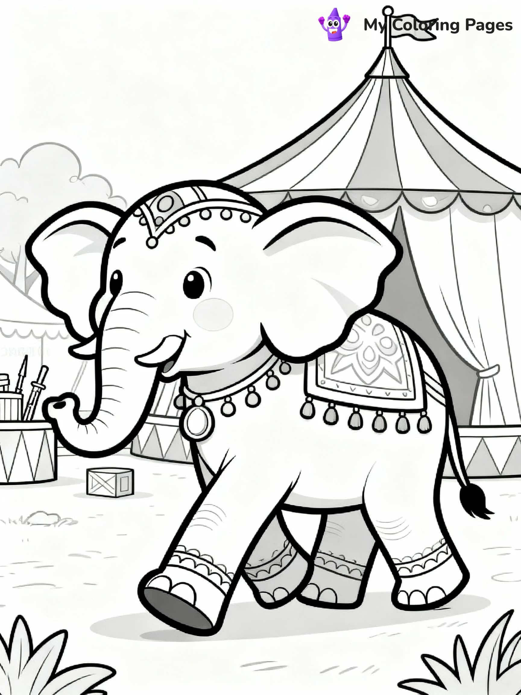 Carnival Coloring Pages - 6