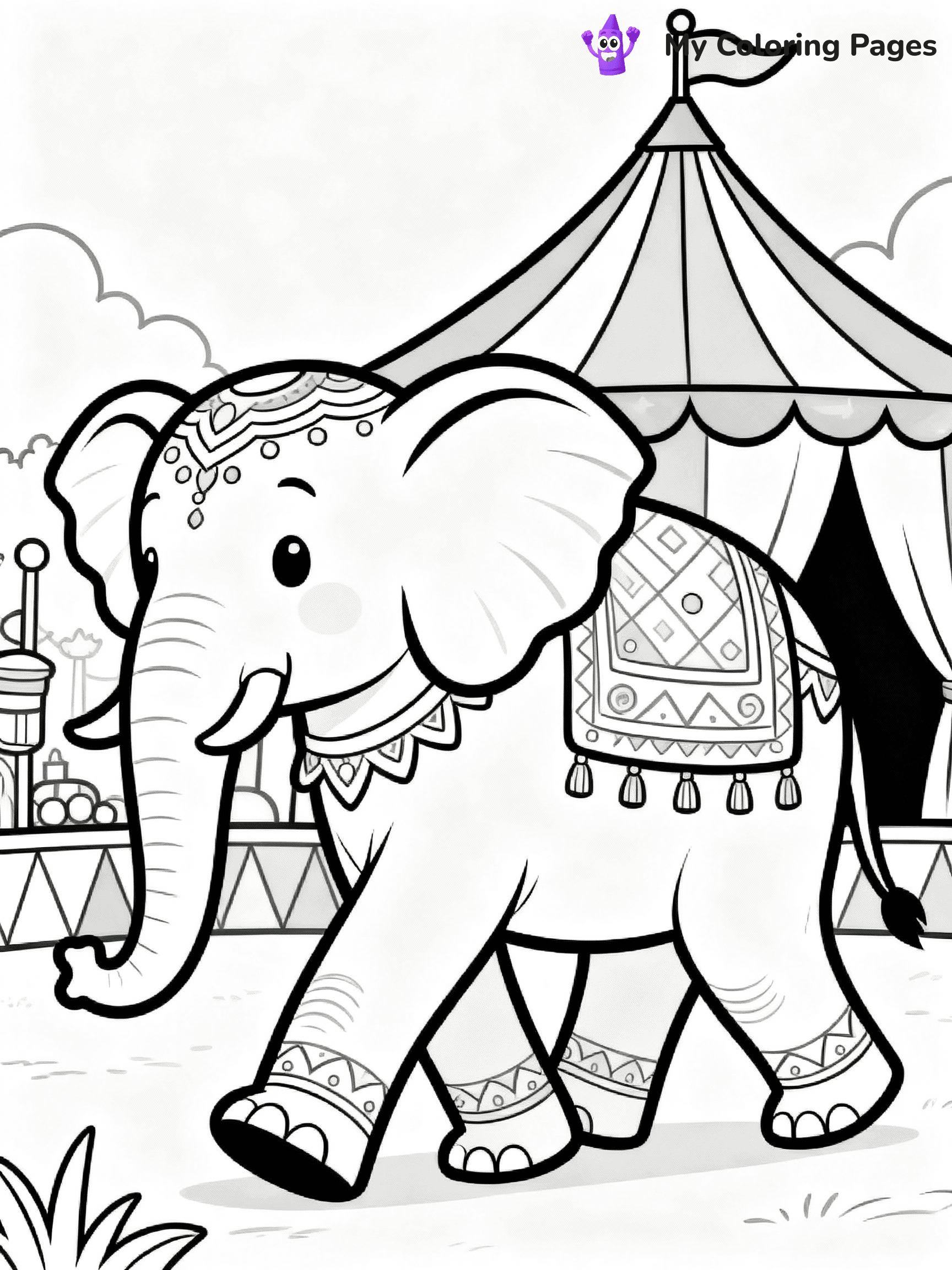 Carnival Coloring Pages - 4