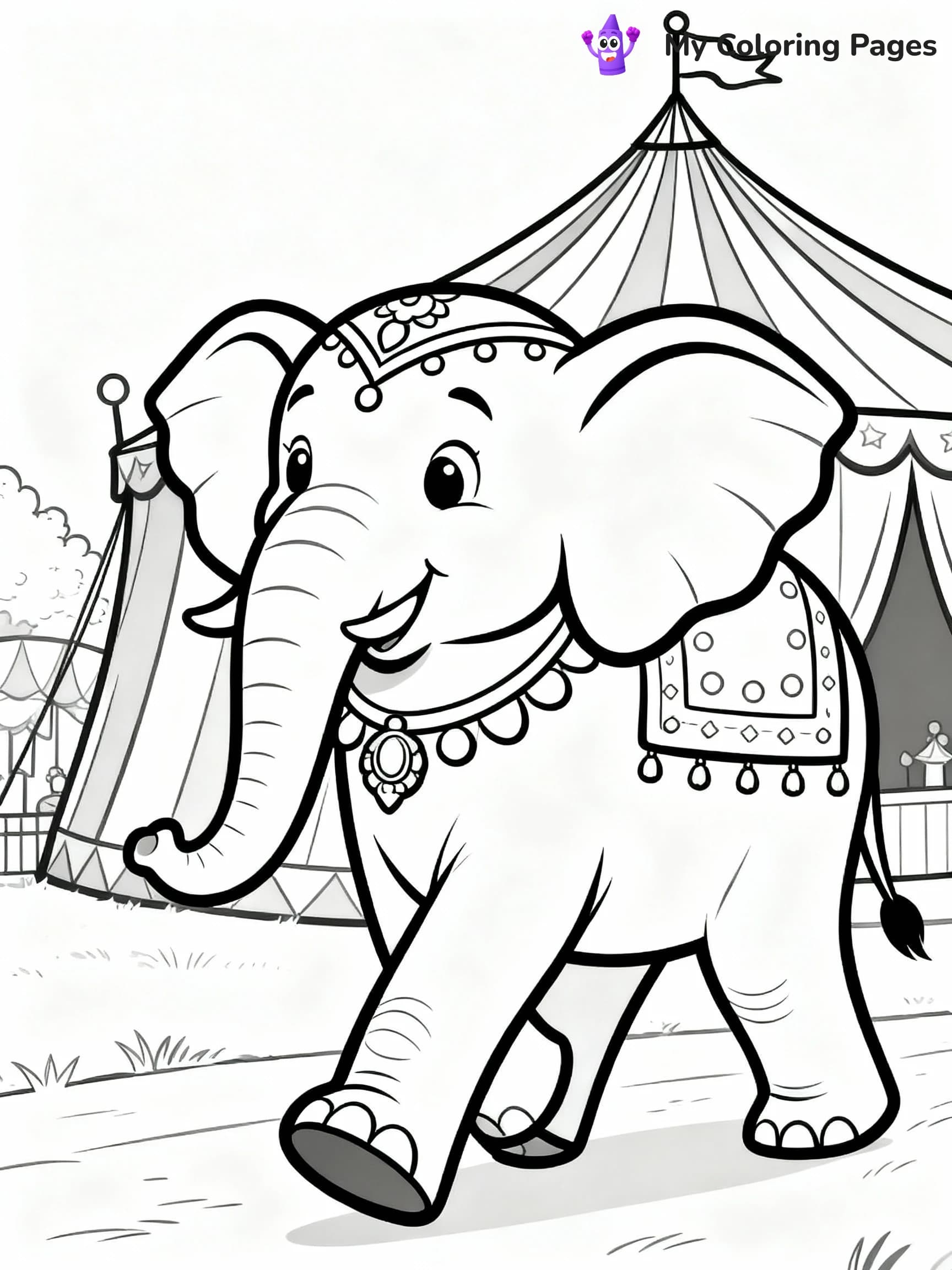 Carnival Coloring Pages - 2