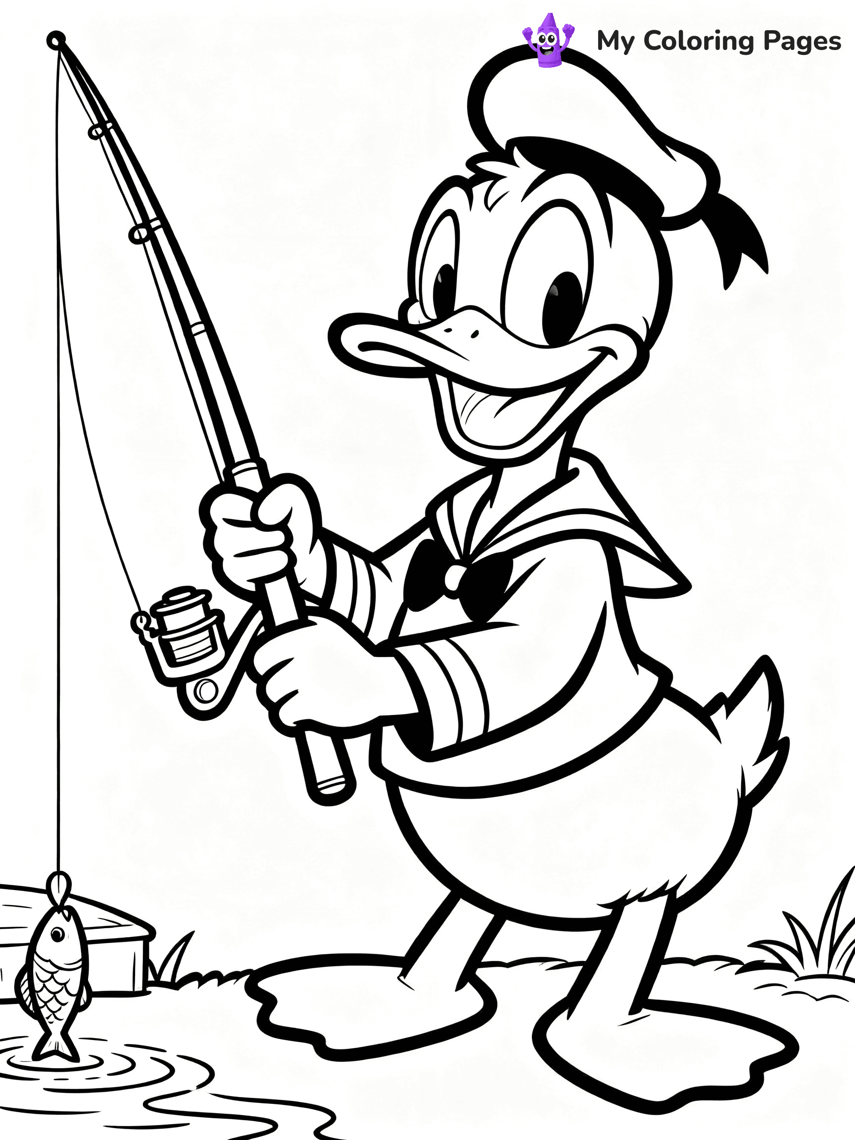 Daisy Duck Coloring Pages - 23