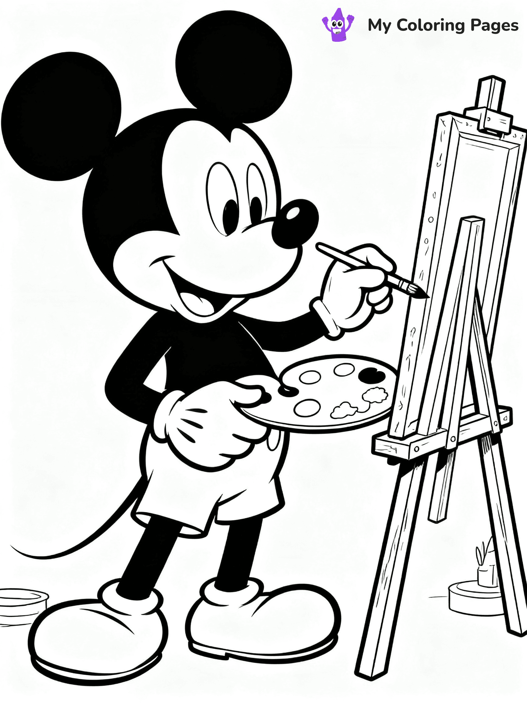 Daisy Duck Coloring Pages - 1
