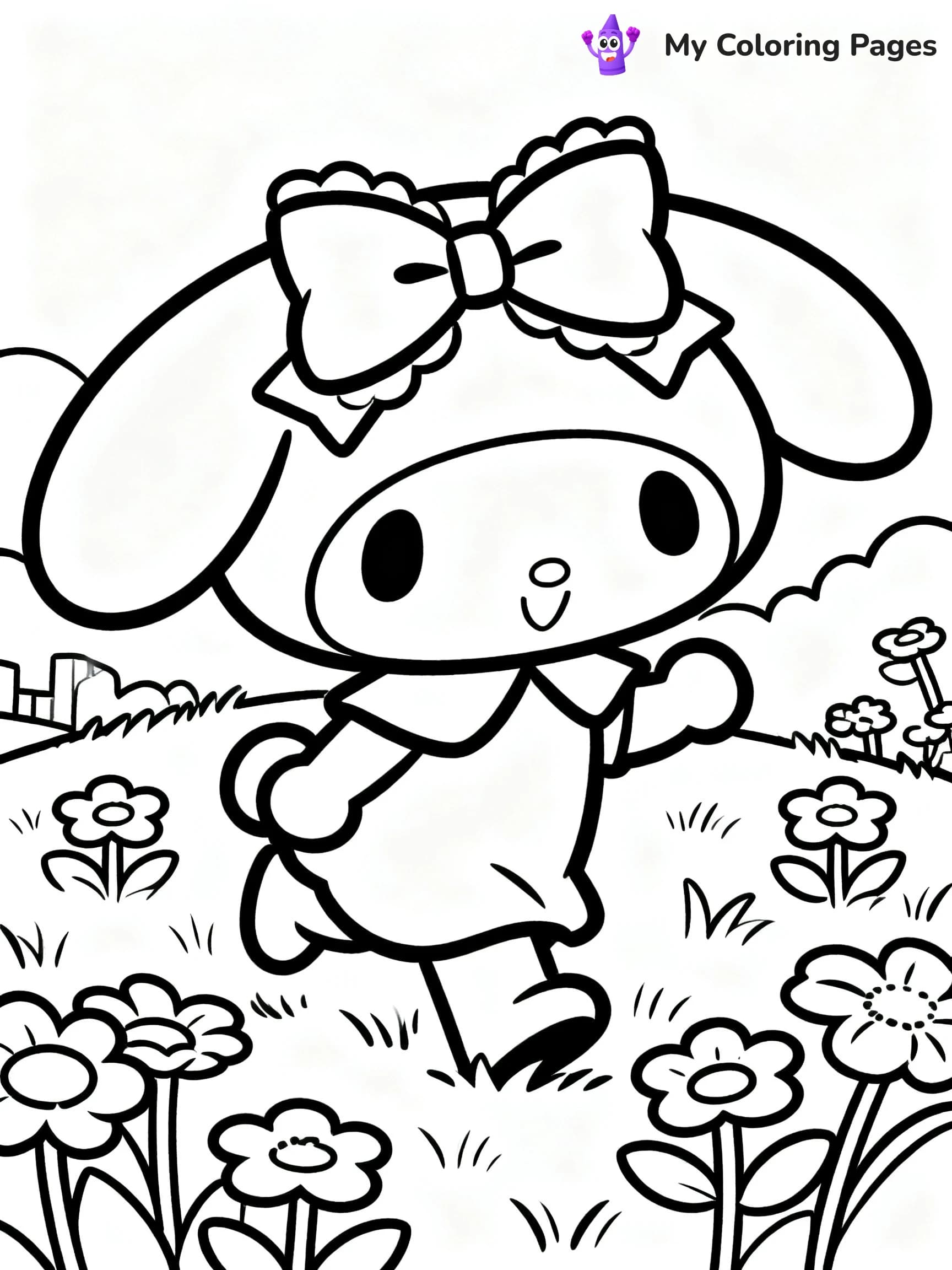 Choco Cat Coloring Pages - 4