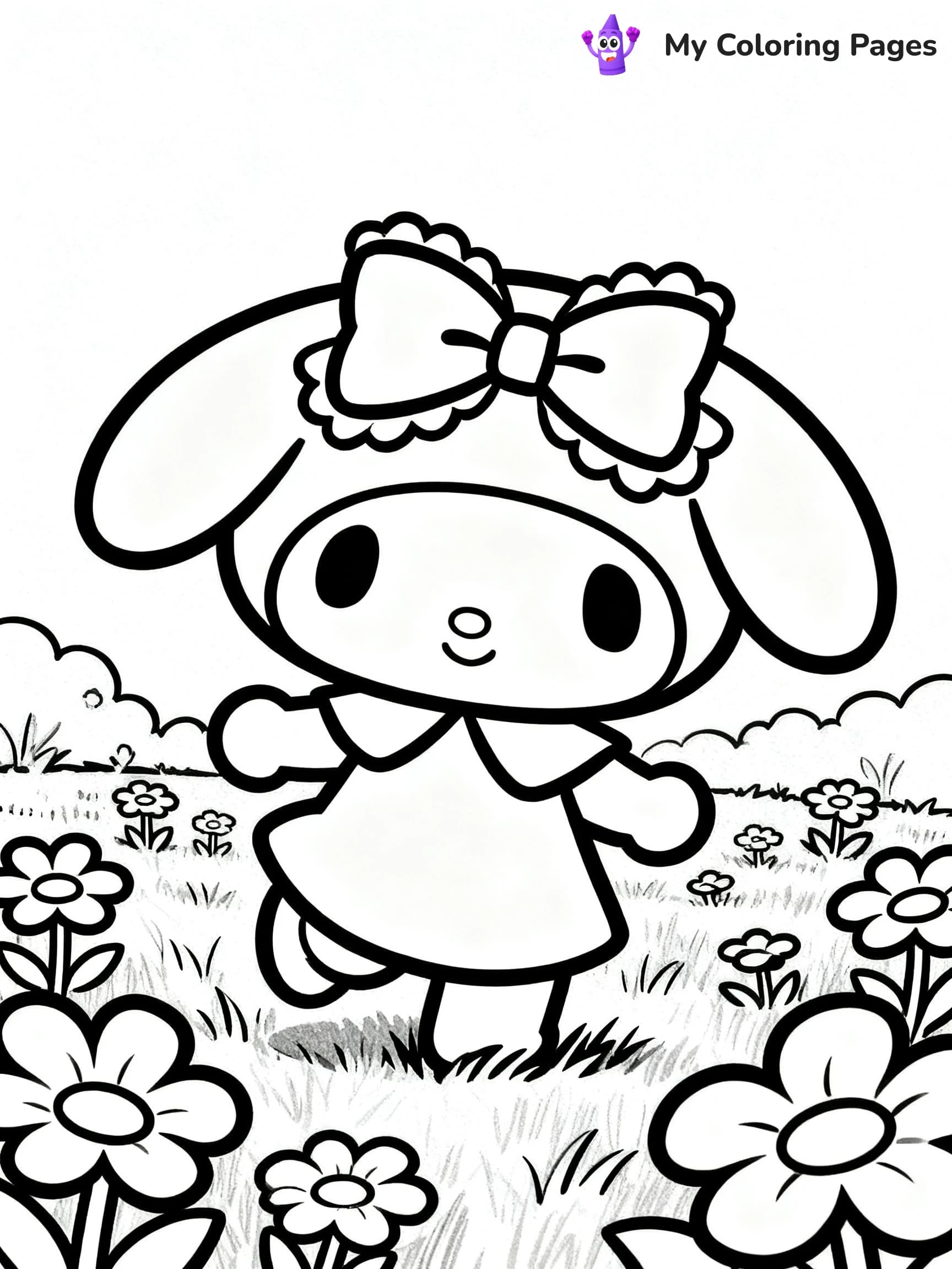 Choco Cat Coloring Pages - 3